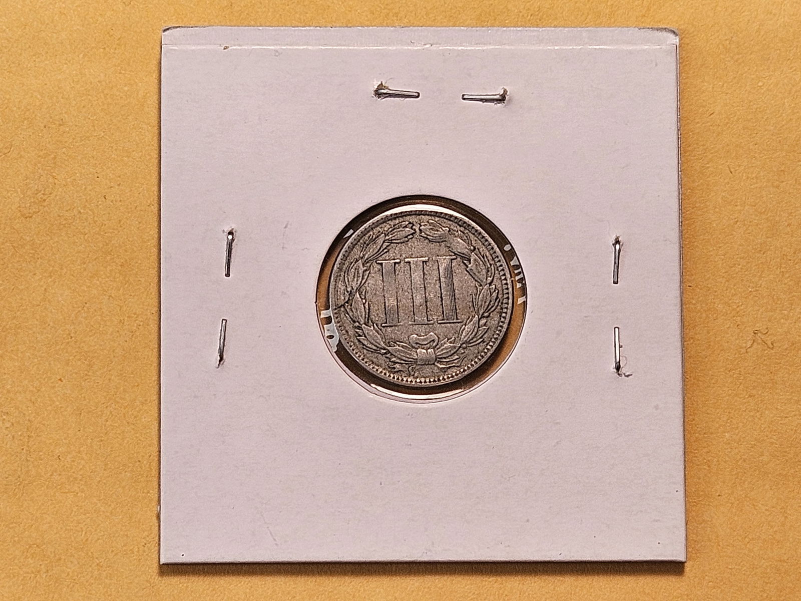 1865 Three Cent Nickel - 3