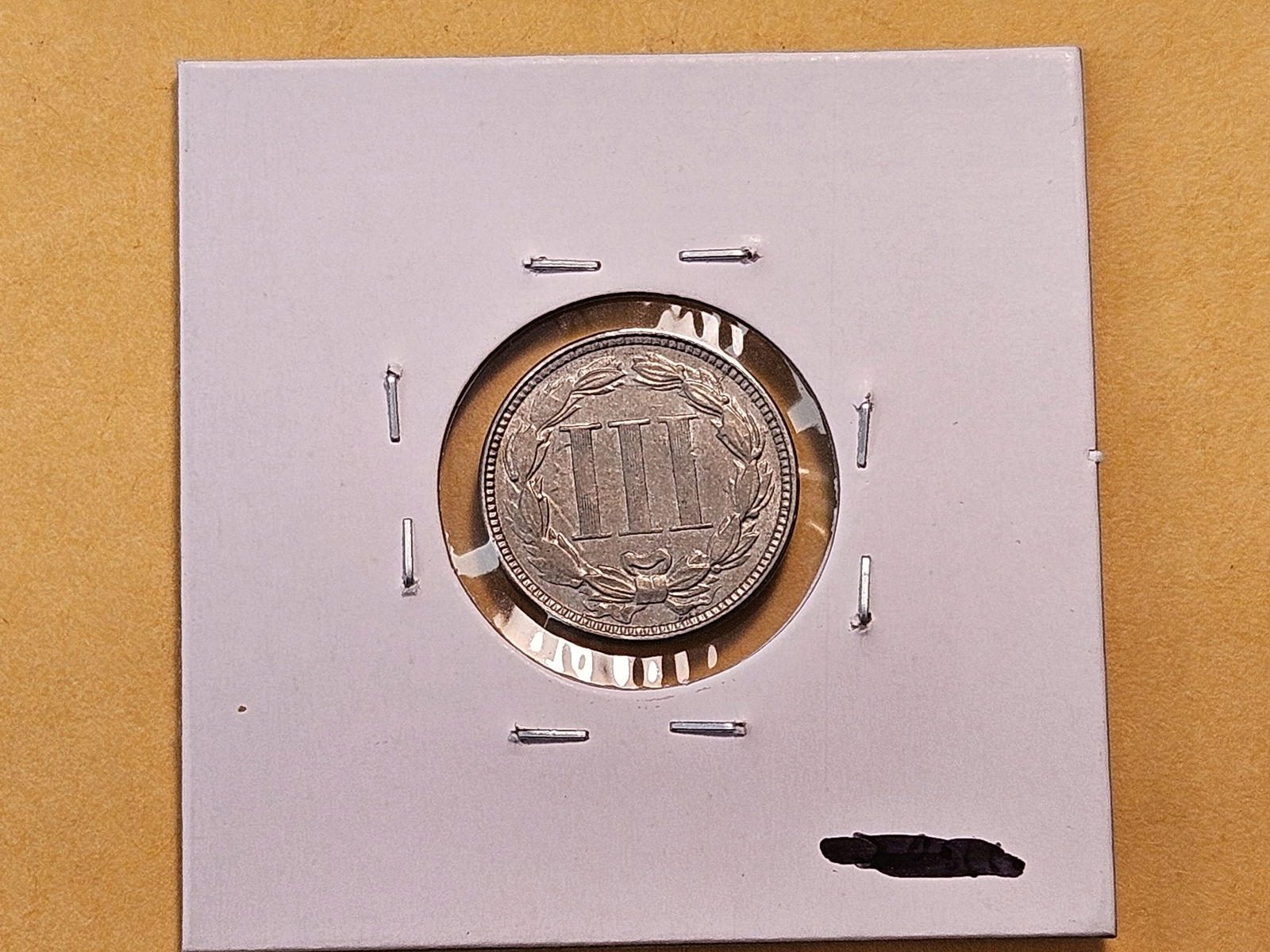 1865 Three Cent Nickel - 3