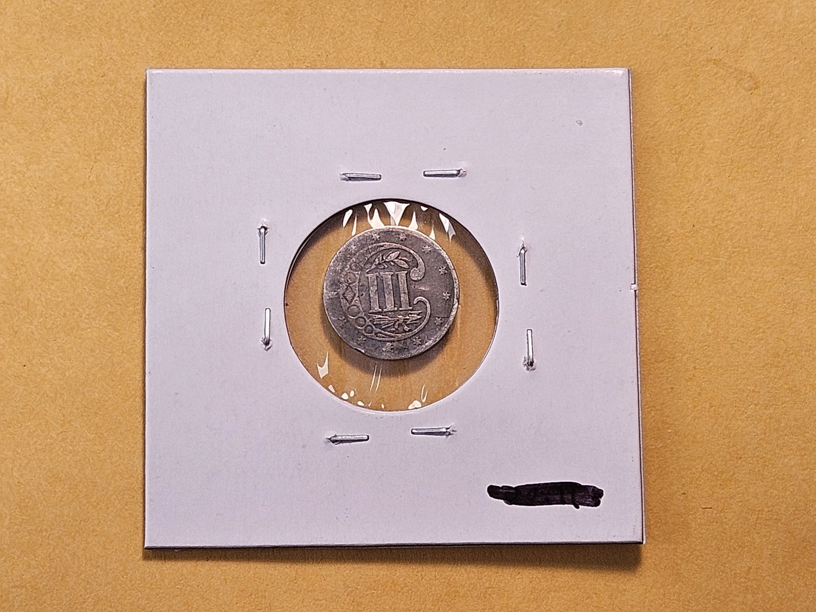 1854 Three Cent Silver - 3