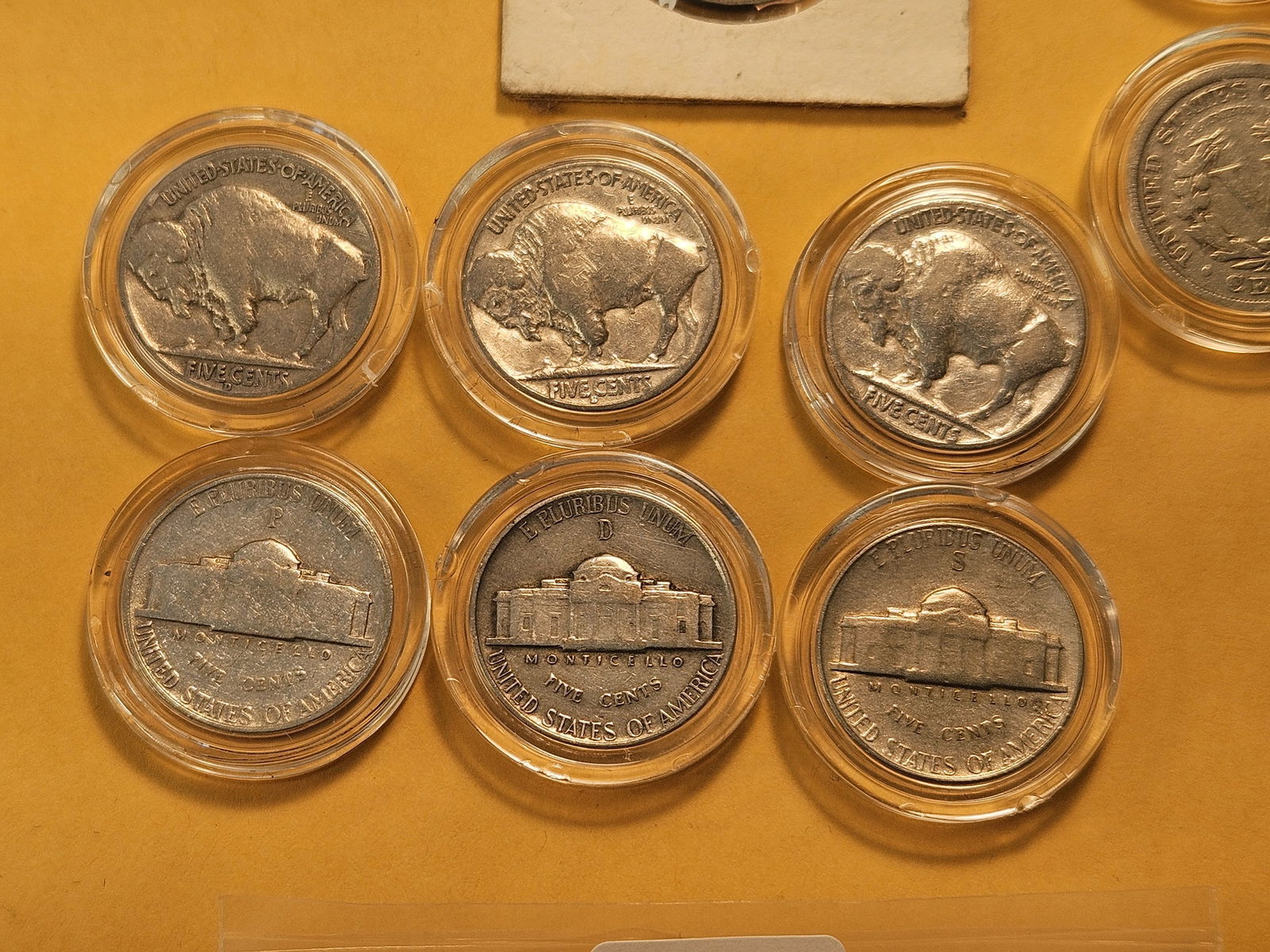 Nine Mixed Circulated Nickels - 6