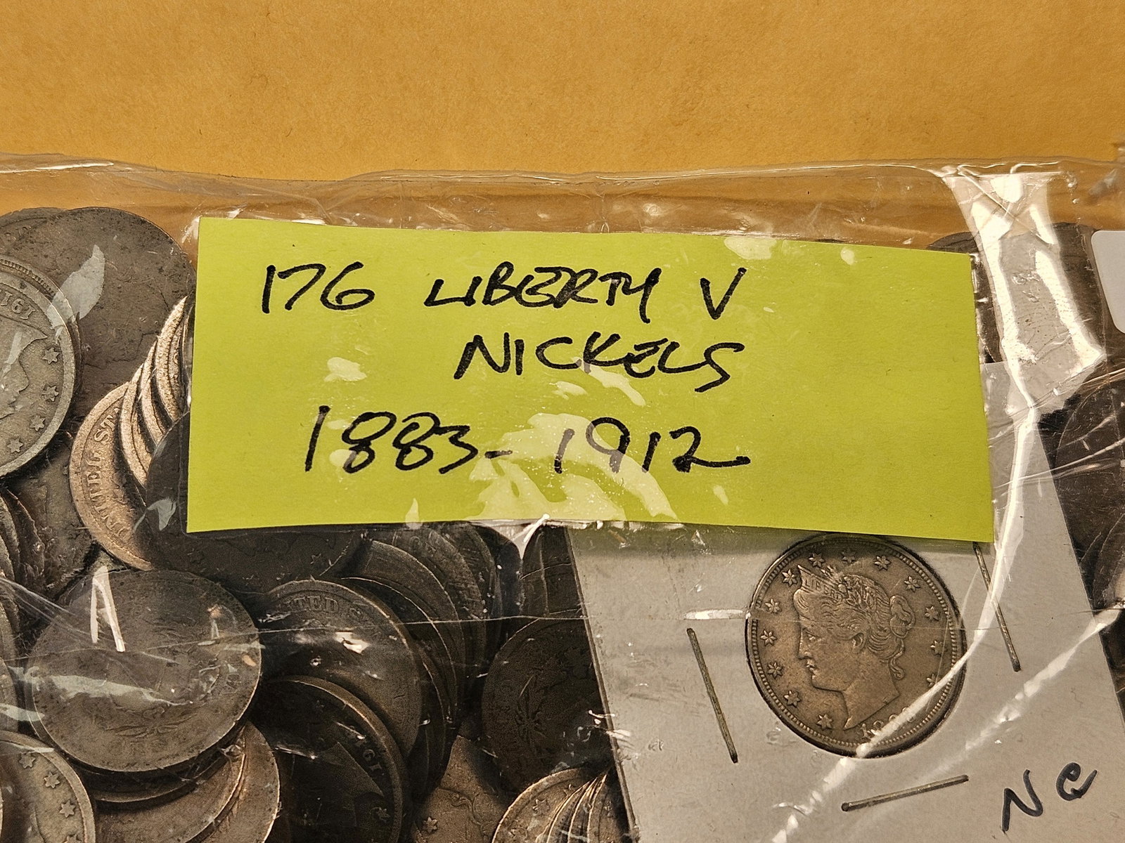 About 176 Mixed Liberty Head V Nickels - 3