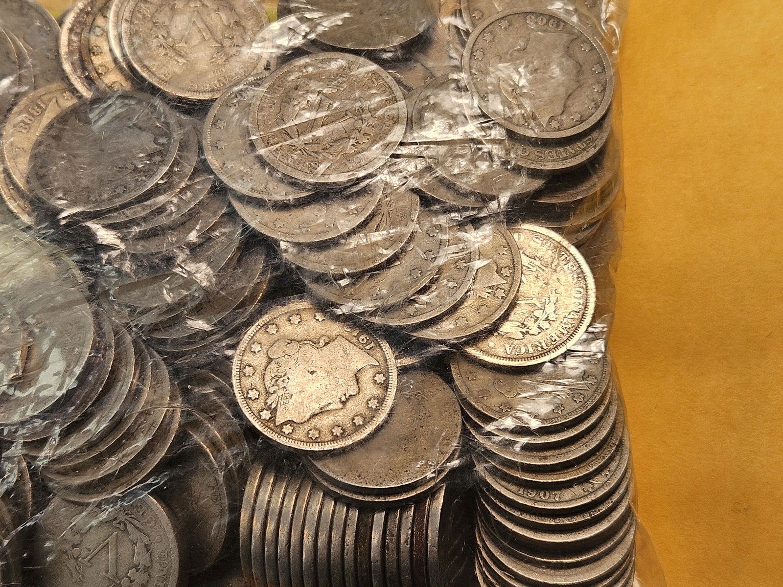 About 176 Mixed Liberty Head V Nickels - 7