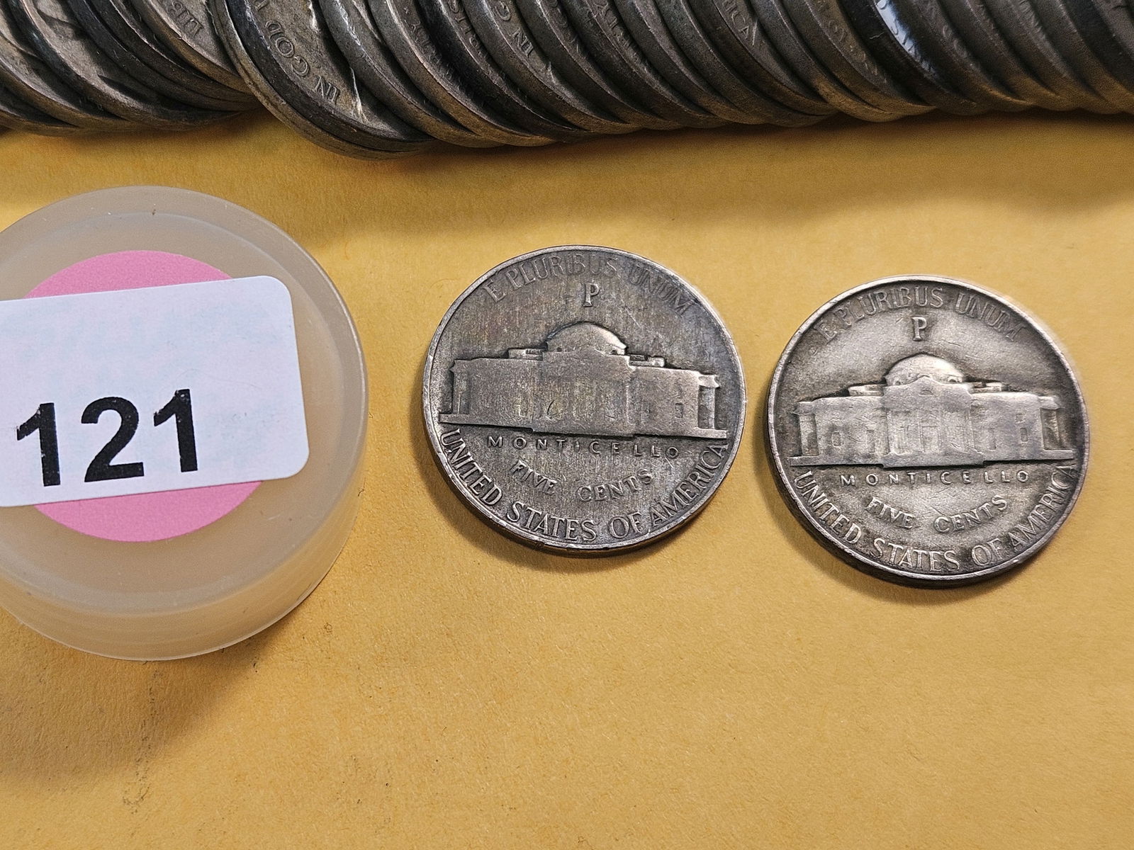 Full Roll of Wartime Silver Jefferson Nickels - 4