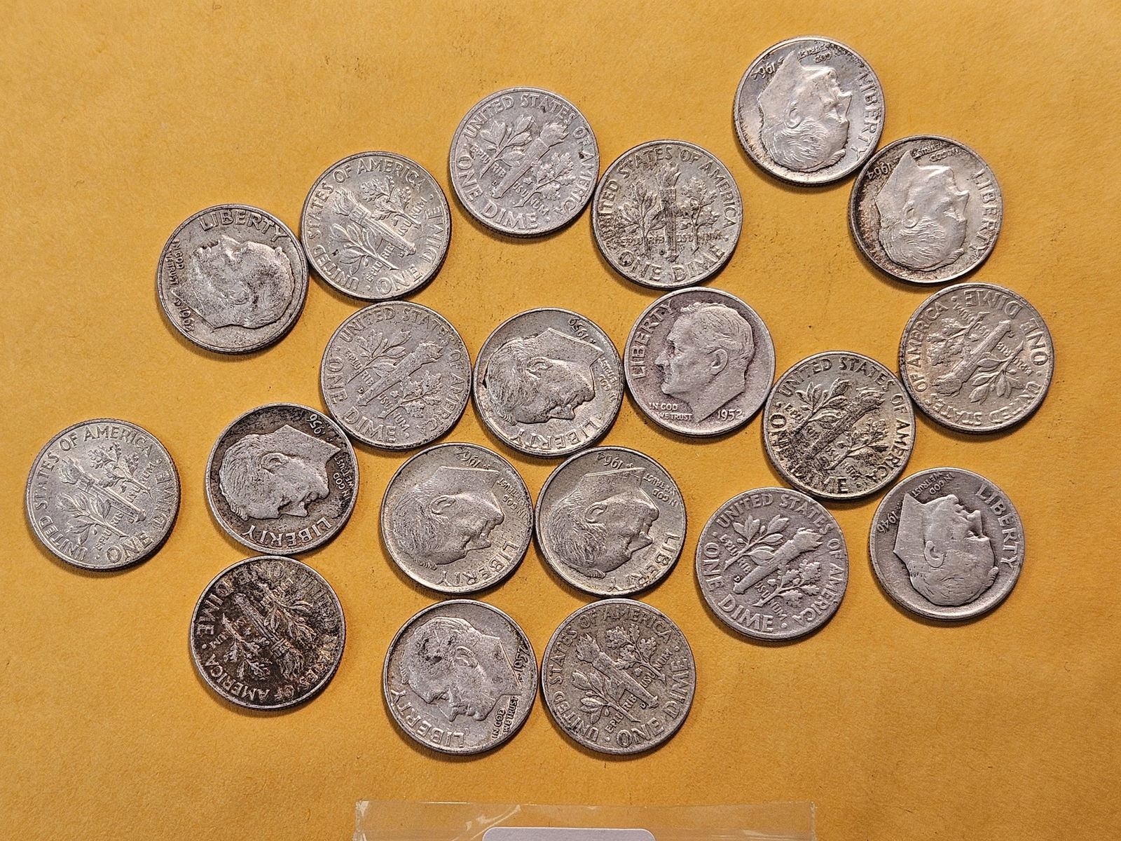 Twenty Roosevelt Silver Dimes - 2