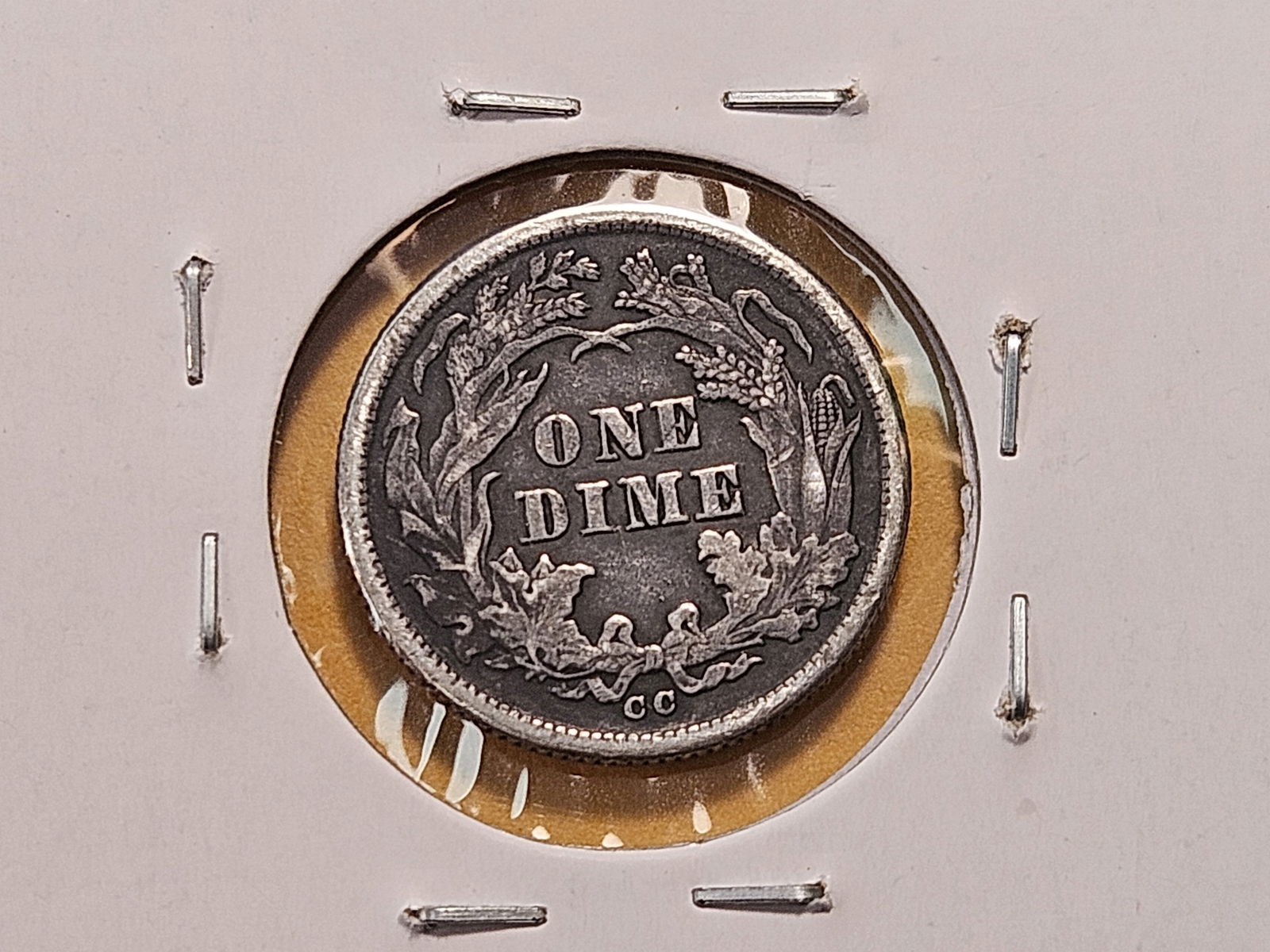 CARSON CITY! 1876-CC Mercury Silver Dime - 4