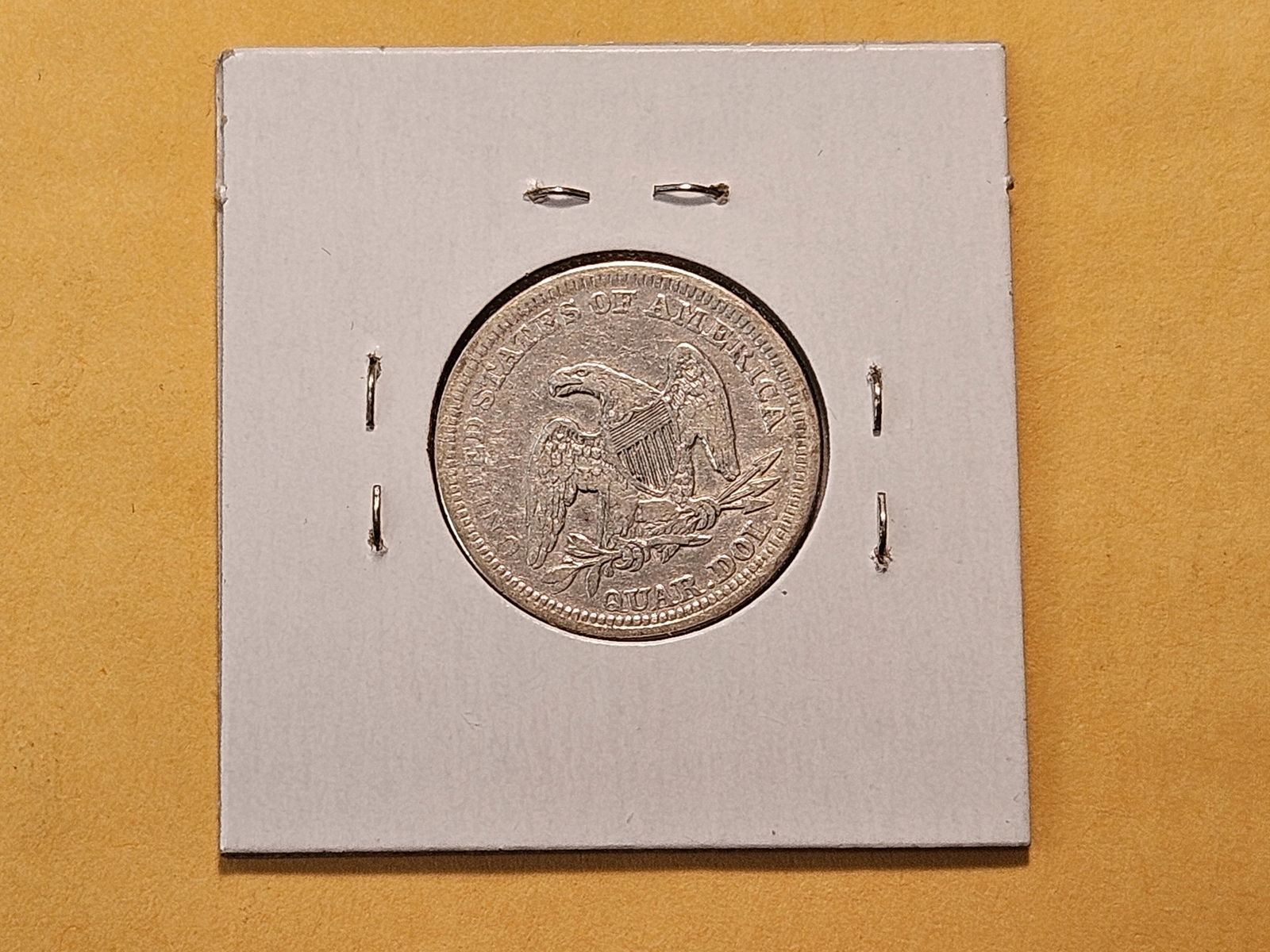 1854 Seated Liberty Silver Quarter - 3