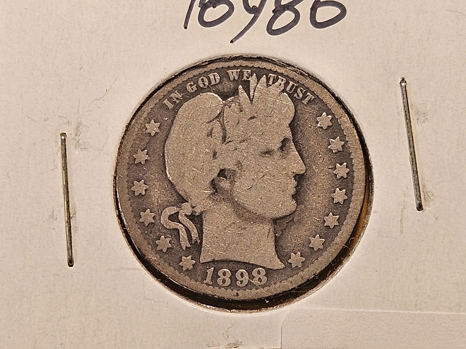 Two Little Better Date Silver Quarters - 2