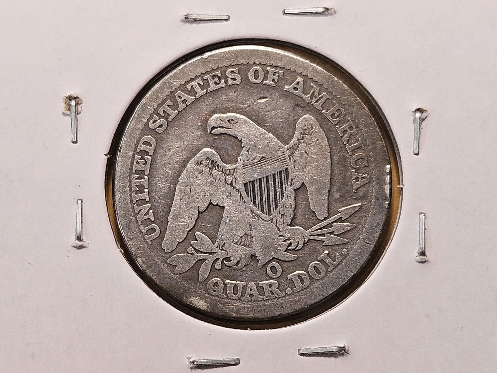 Little Better Date 1847-O Seated Liberty Silver Quarter - 4