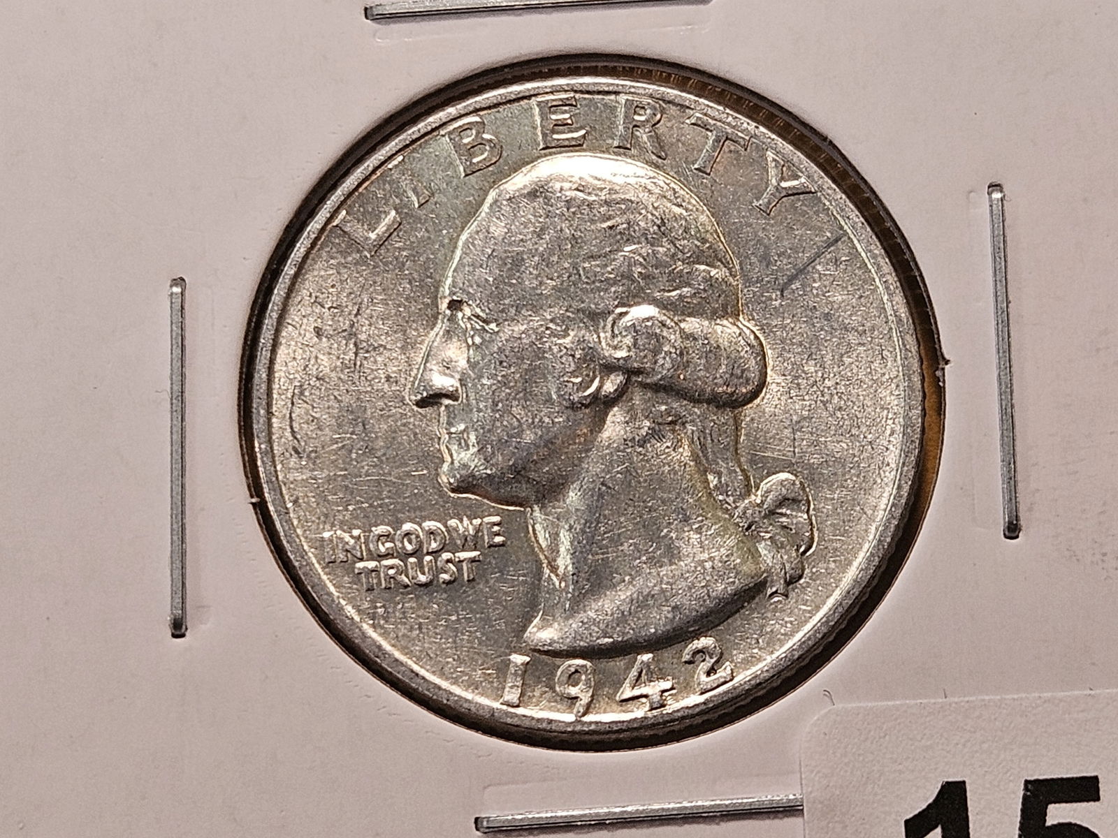 1942 Washington Silver Quarter (1 of 4)