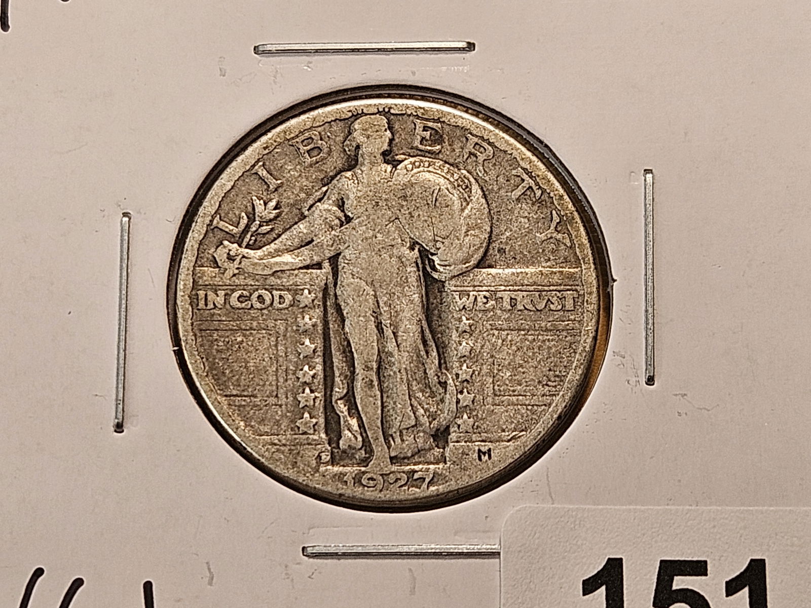 Two Seated Liberty and a Standing Liberty Silver Quarters - 4