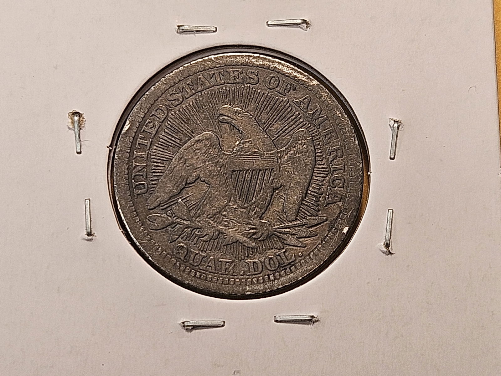 Two Seated Liberty and a Standing Liberty Silver Quarters - 7