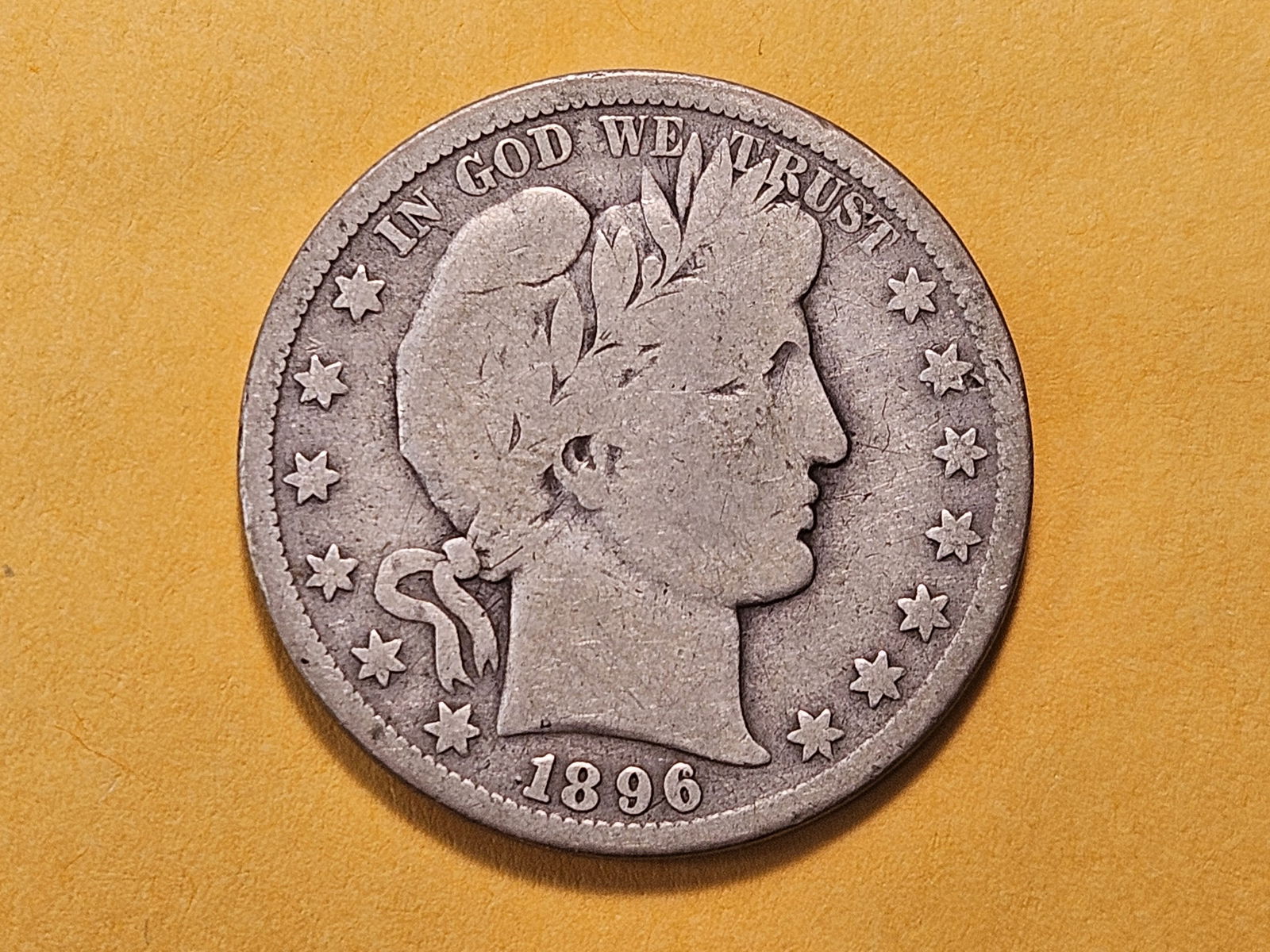 Semi-Key Date 1896-S Barber Silver Dollar (1 of 4)
