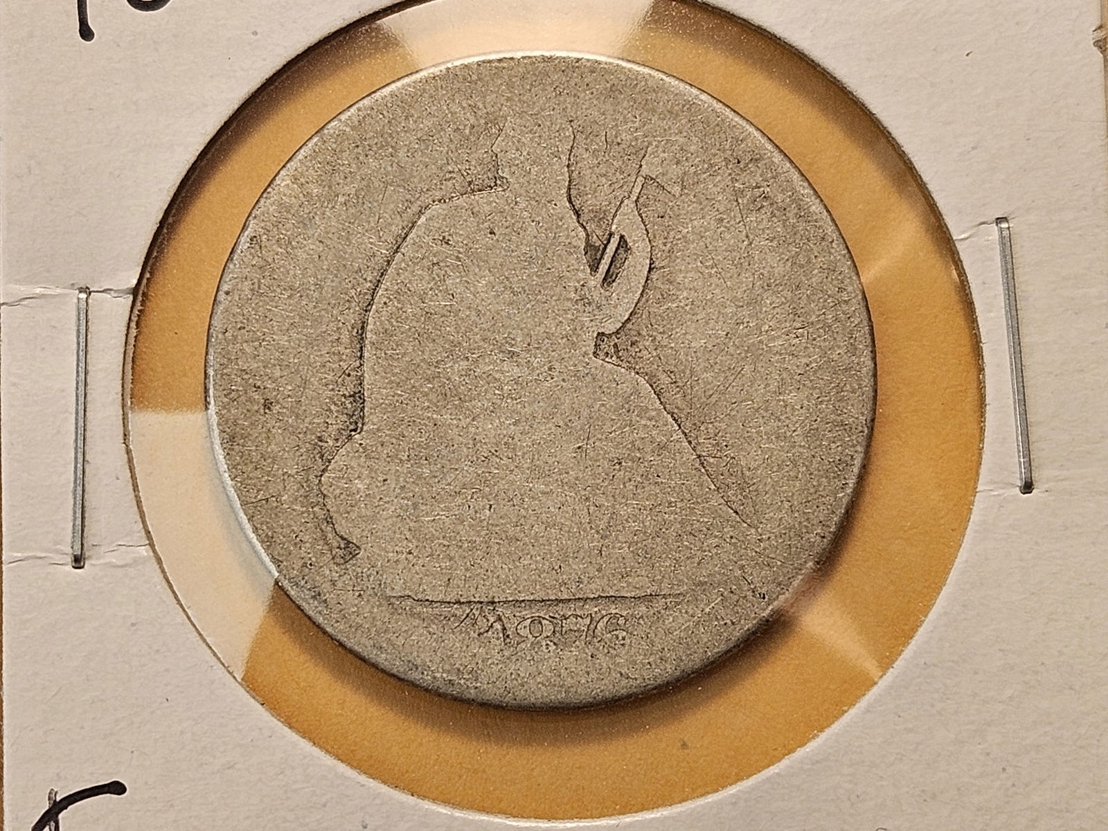 Four Circulated Seated Liberty Silver Half Dollars - 3