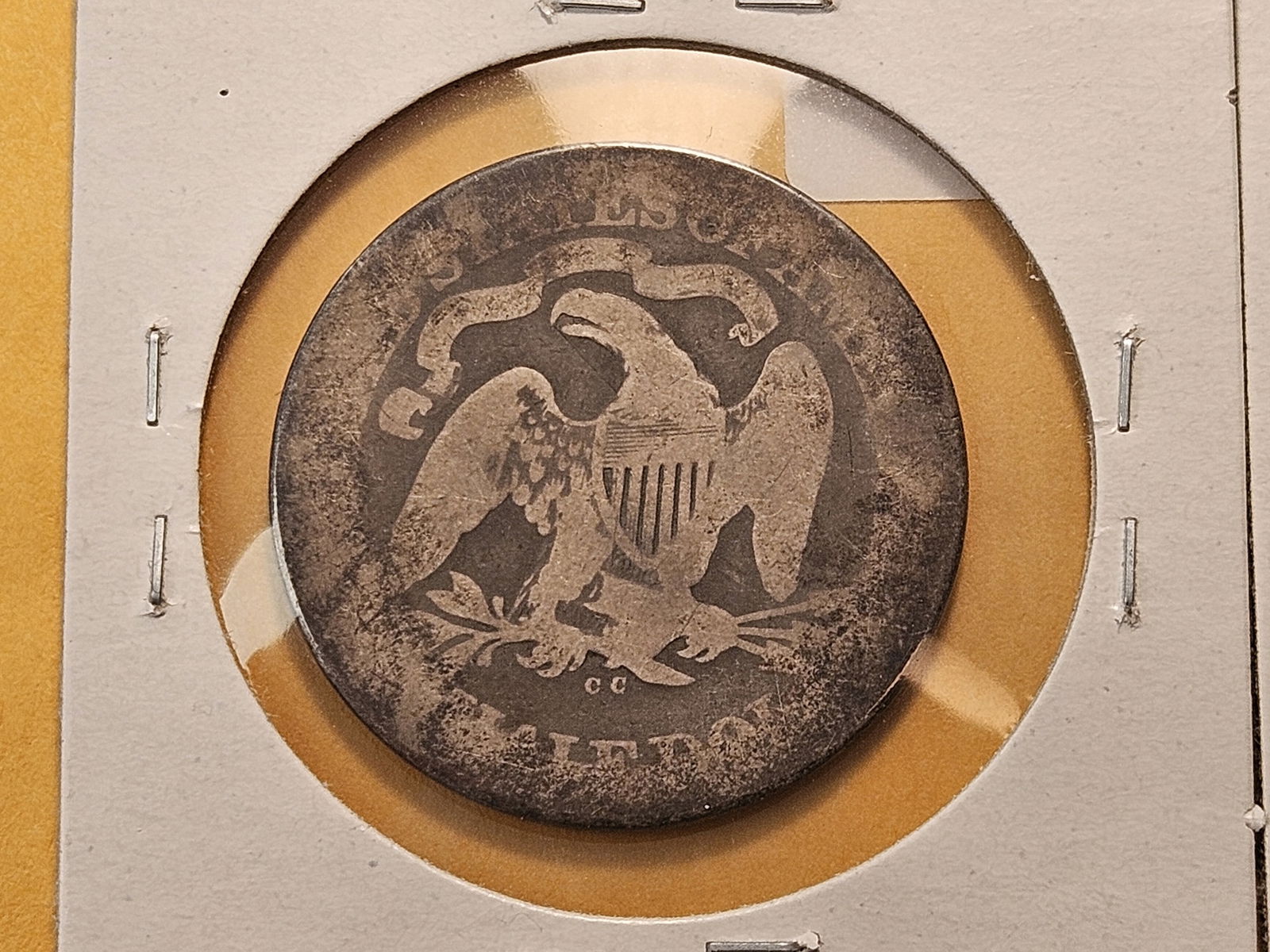 Four Circulated Seated Liberty Silver Half Dollars - 7