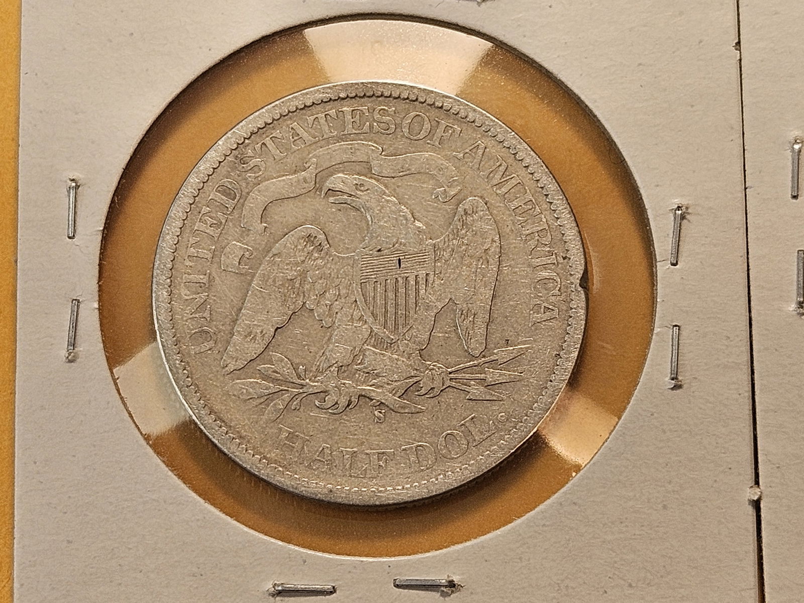 Four Circulated Seated Liberty Silver Half Dollars - 9