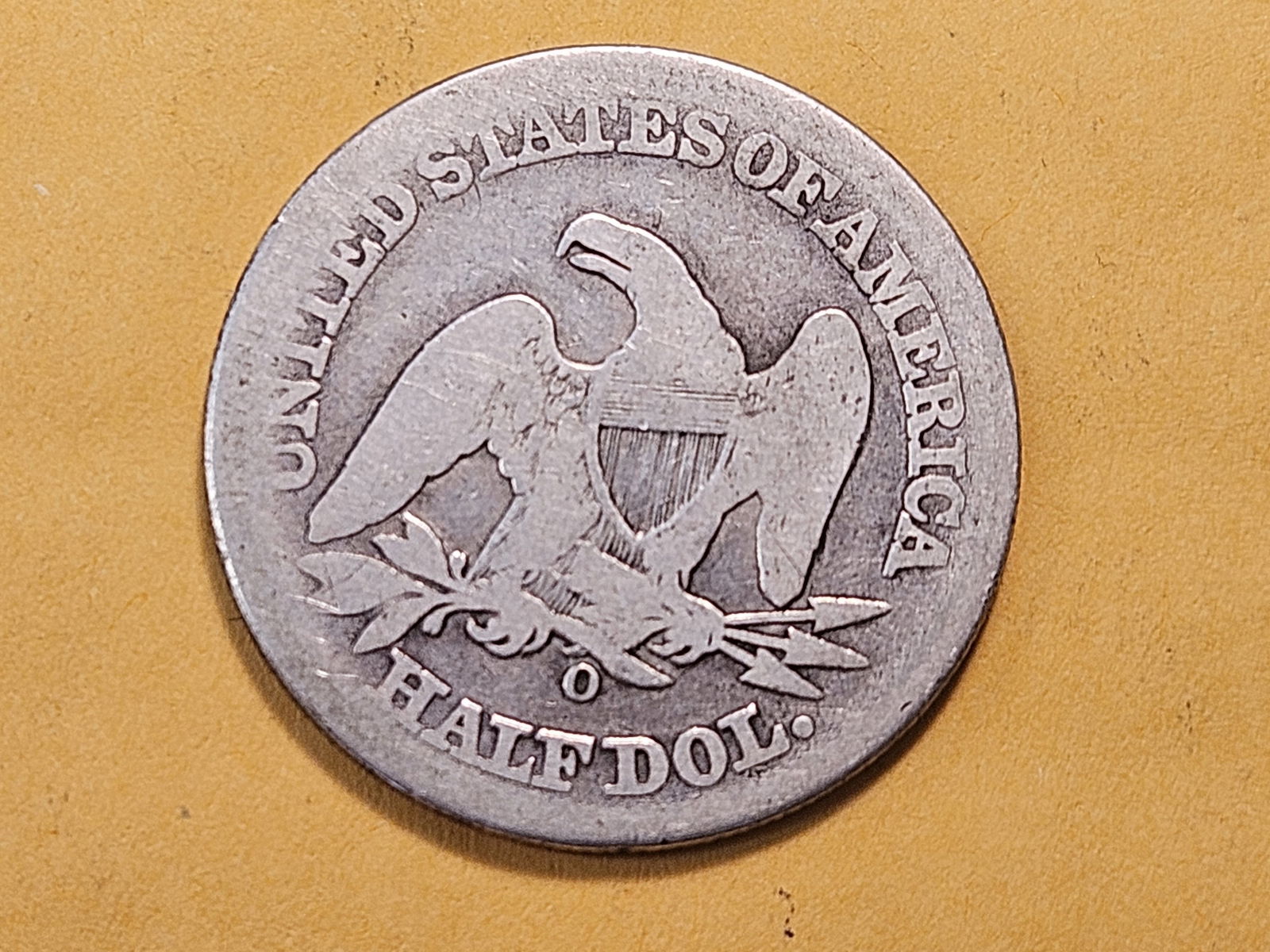 Two Circulated Seated Liberty Silver Half Dollars - 6