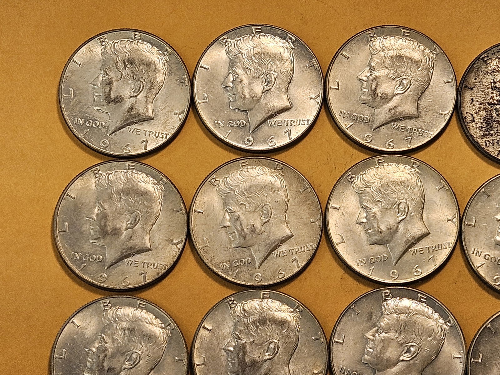 Twenty 40% Kennedy Silver Half Dollars - 2