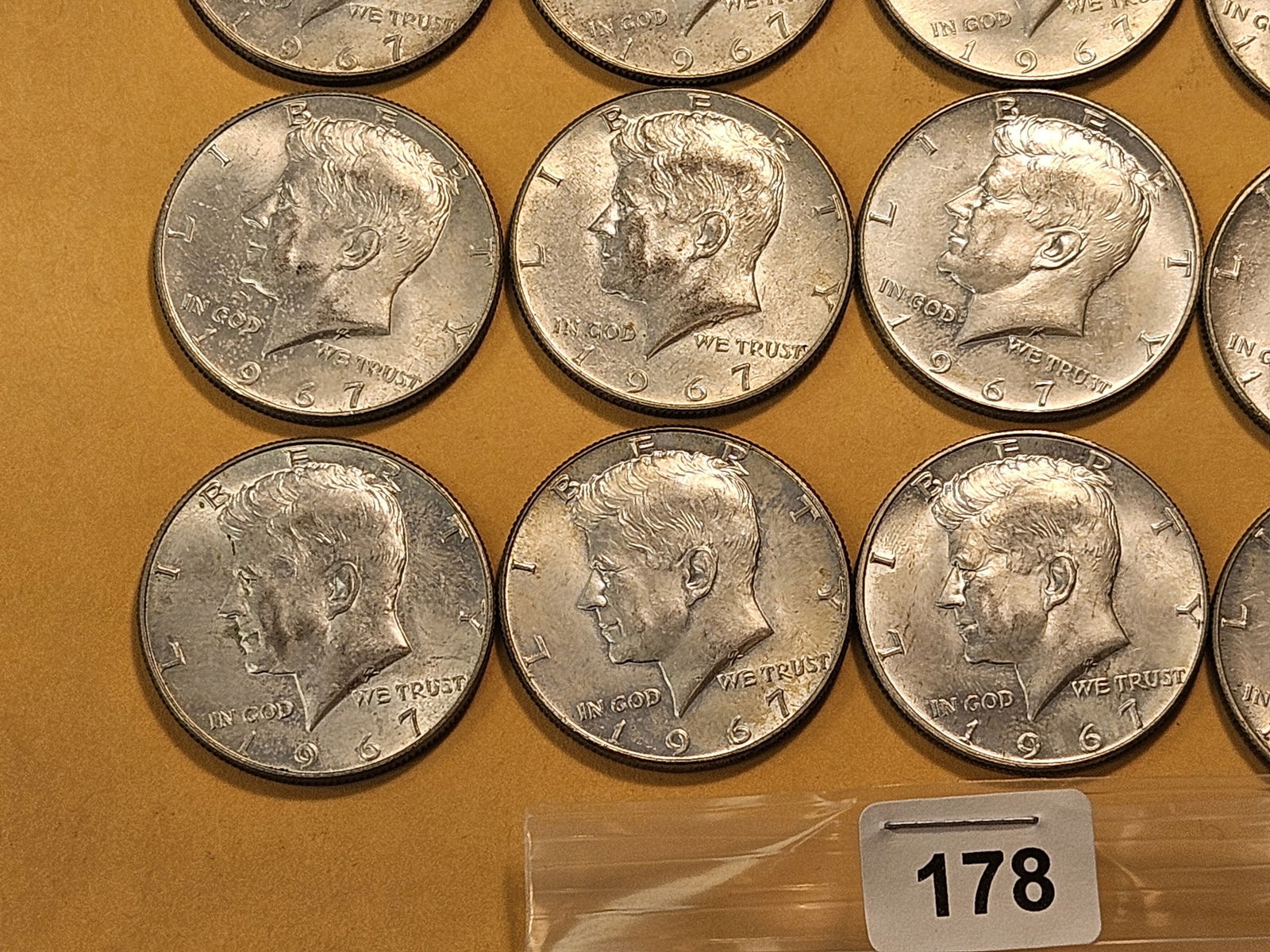 Twenty 40% Kennedy Silver Half Dollars - 4