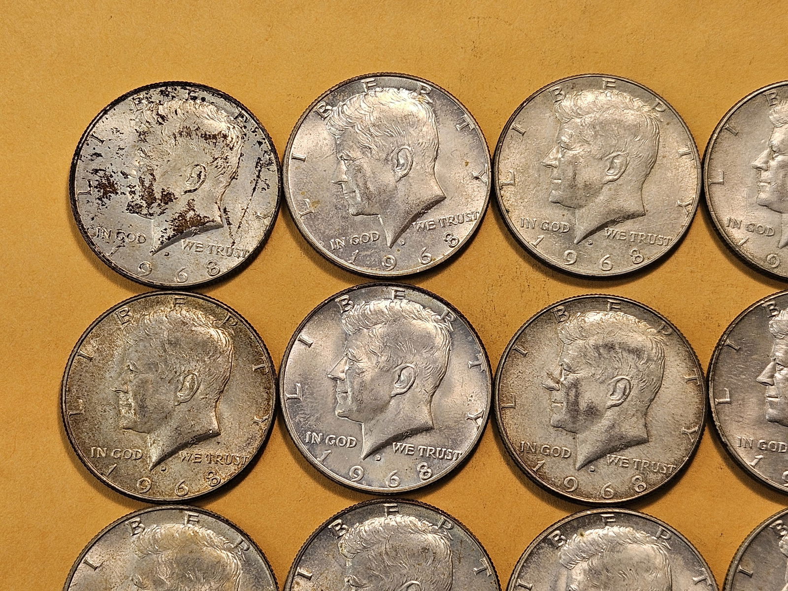 Twenty 40% Kennedy Silver Half Dollars - 2