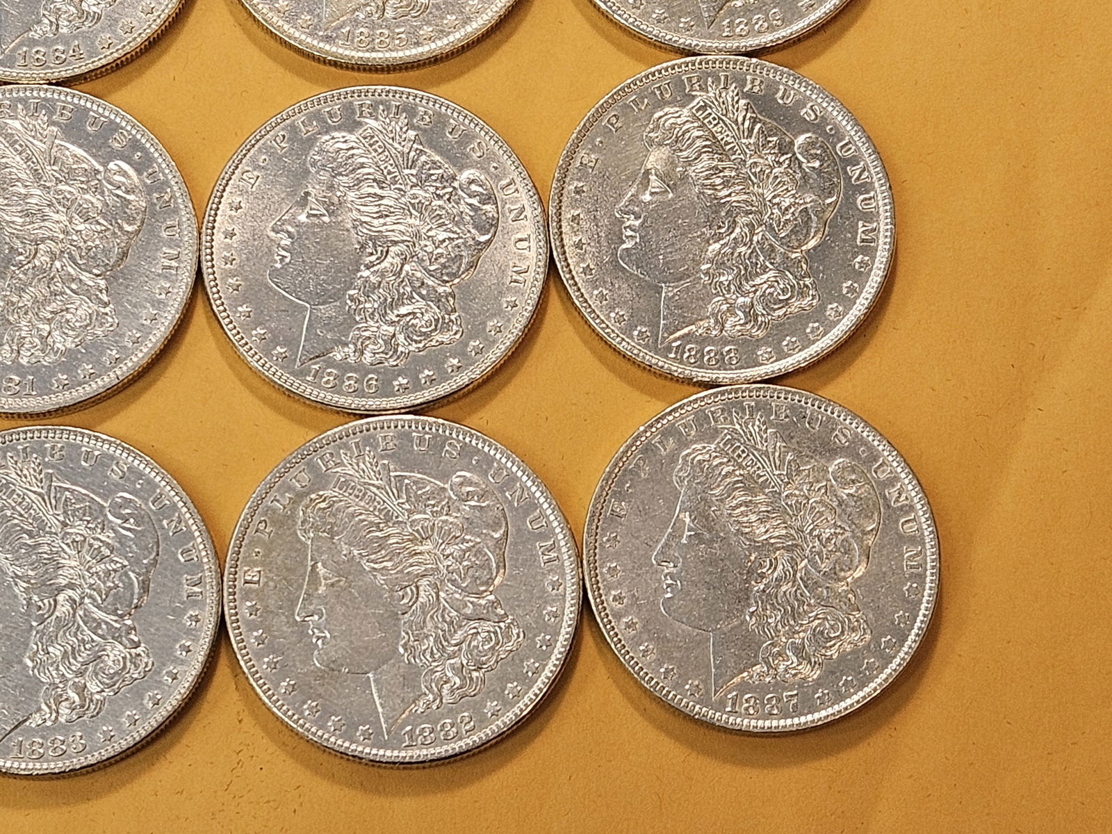 ** FULL ROLL ** Twenty Morgan Silver Dollars - 5