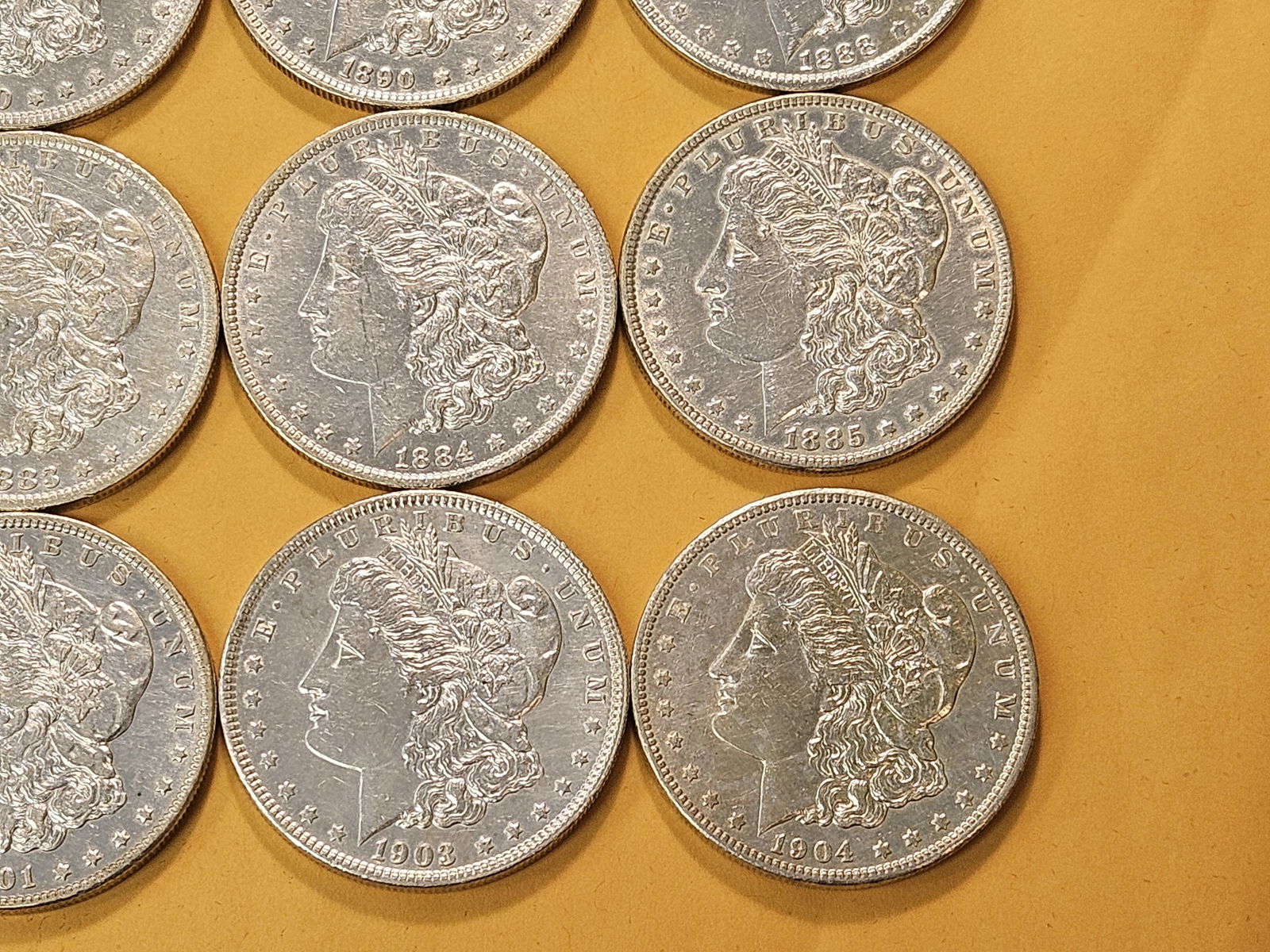 ** FULL ROLL ** Twenty Morgan Silver Dollars - 5