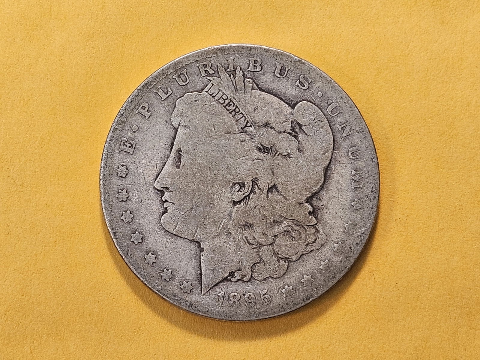 KEY DATE! 1895-O Morgan Silver Dollar: Well loved! 