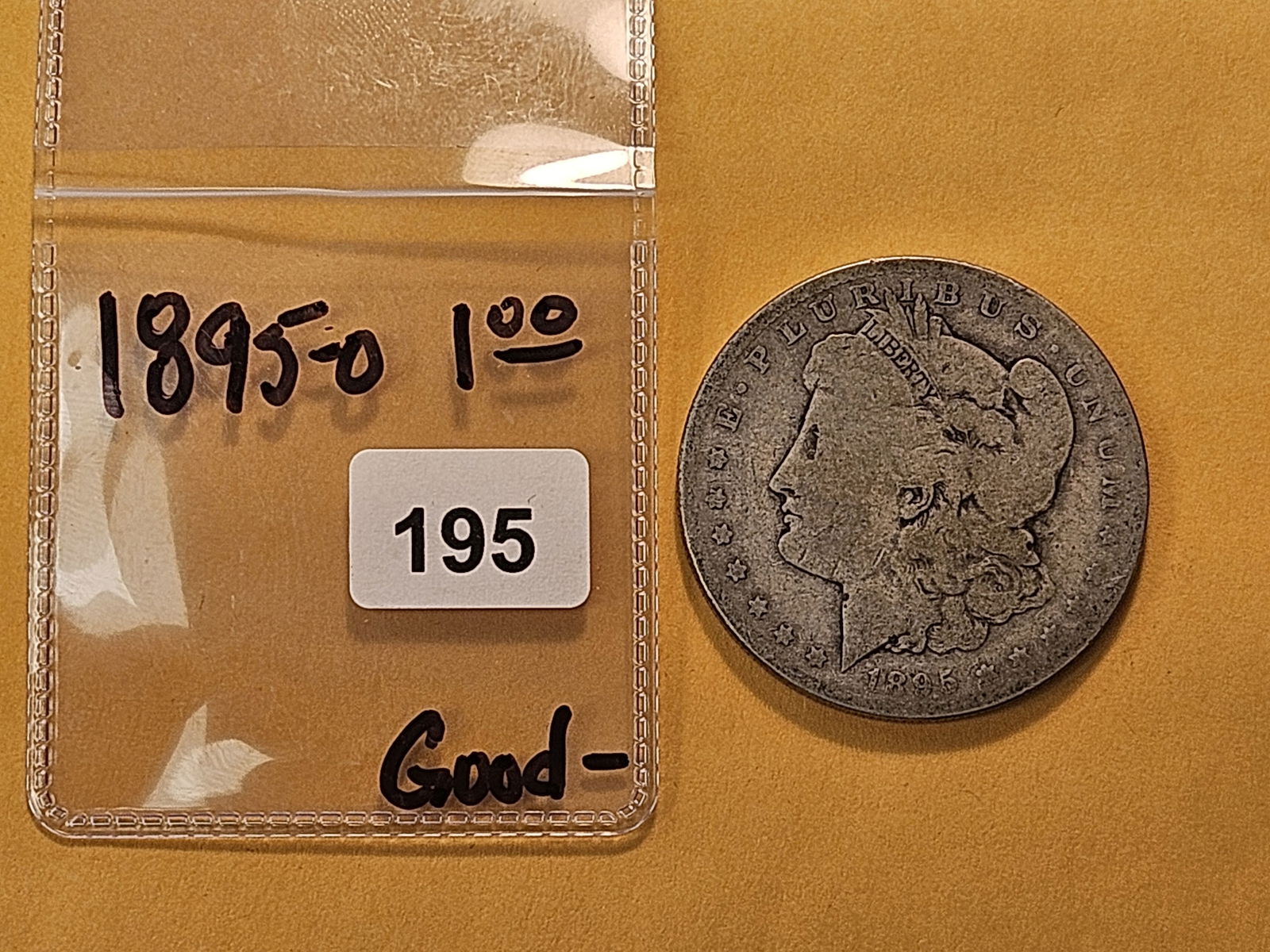 KEY DATE! 1895-O Morgan Silver Dollar - 2