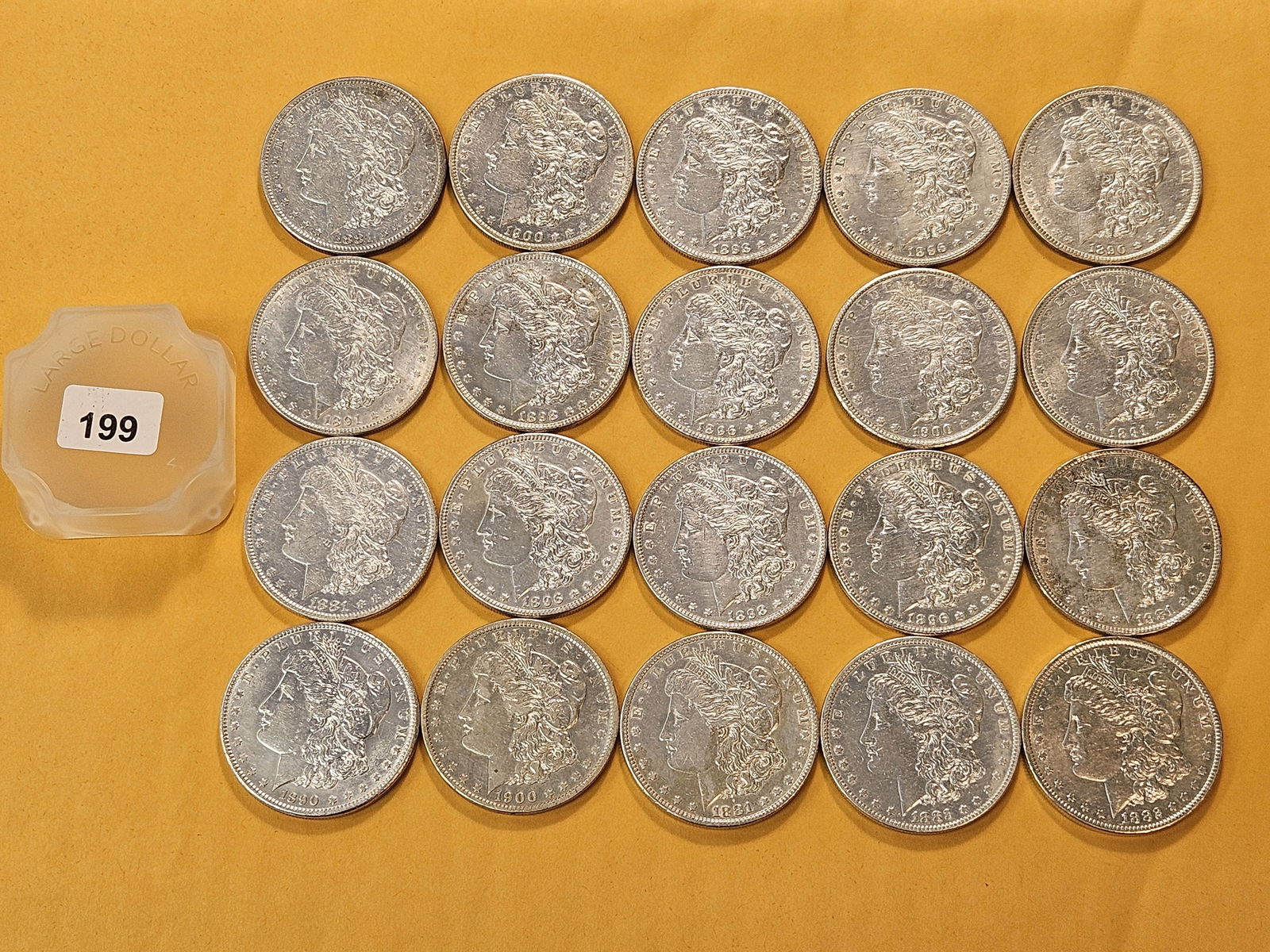 ** FULL ROLL ** Twenty Morgan Silver Dollars (1 of 6)