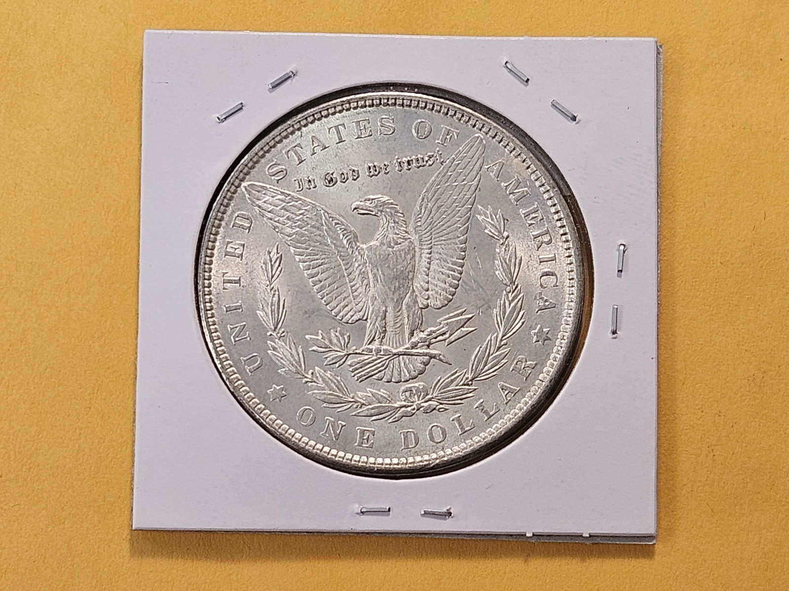 Brilliant About Uncirculated 1890 Morgan Silver Dollar - 3