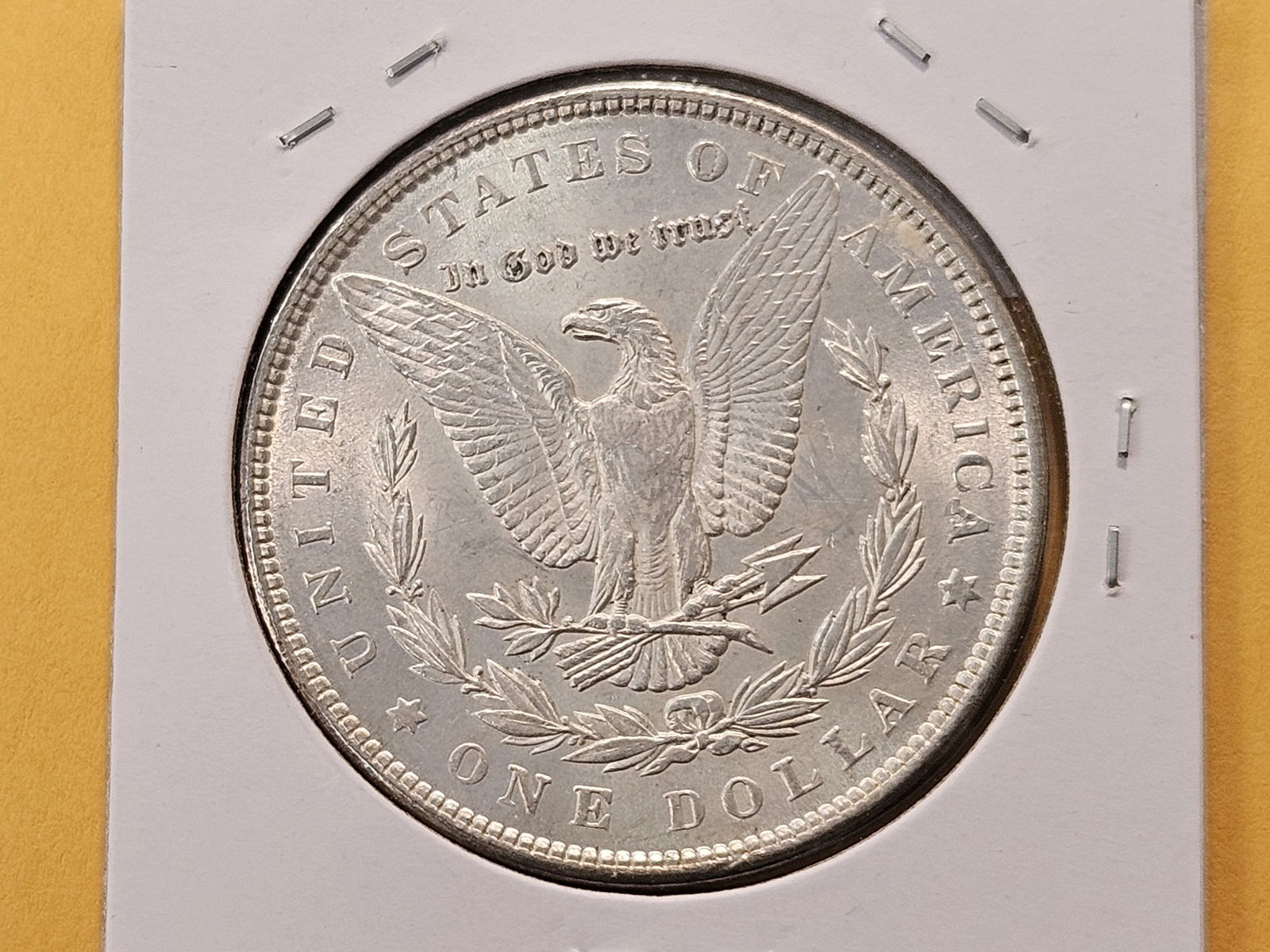 Brilliant About Uncirculated 1890 Morgan Silver Dollar - 4