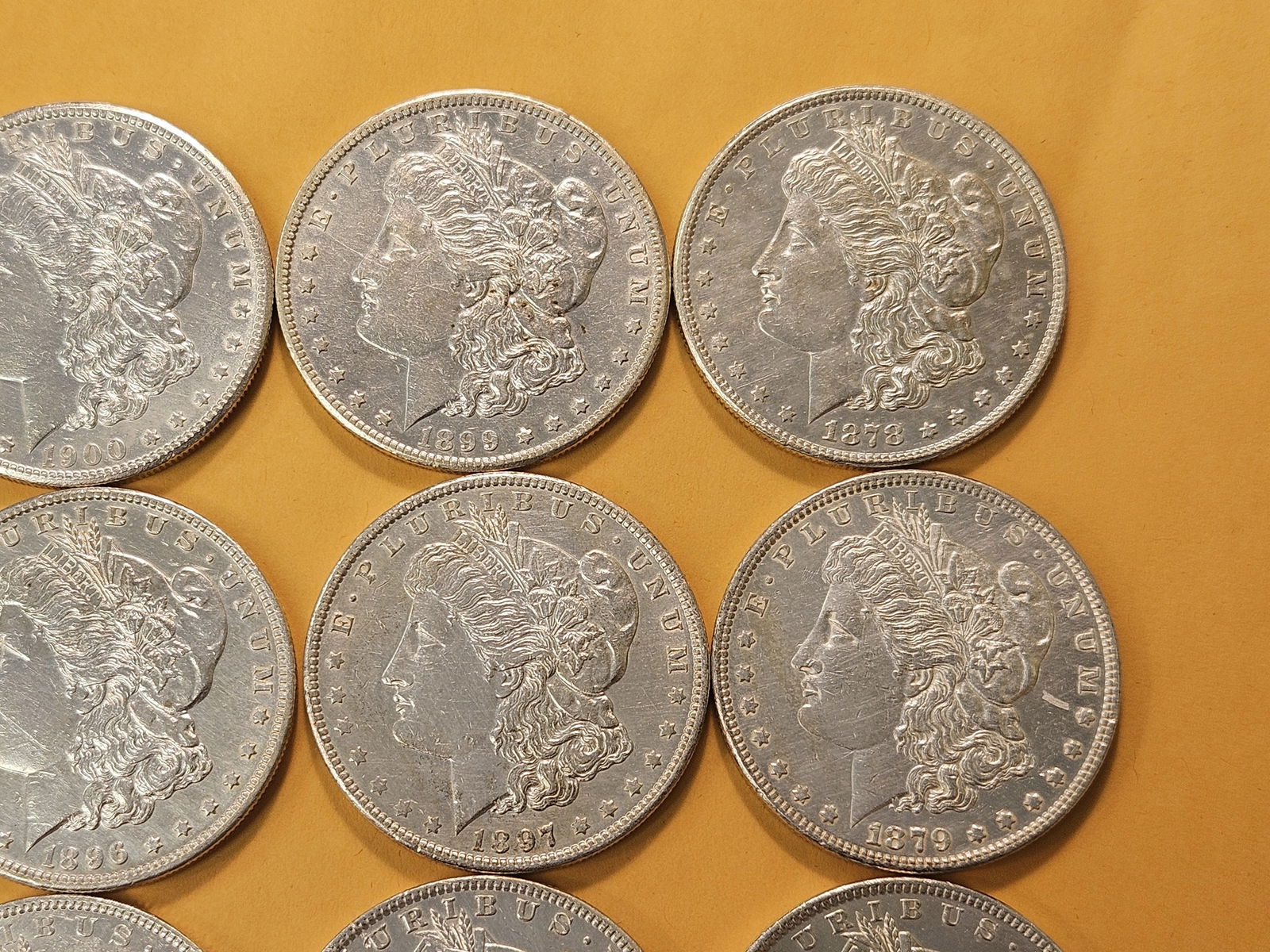 ** FULL ROLL ** Twenty Morgan Silver Dollars - 3