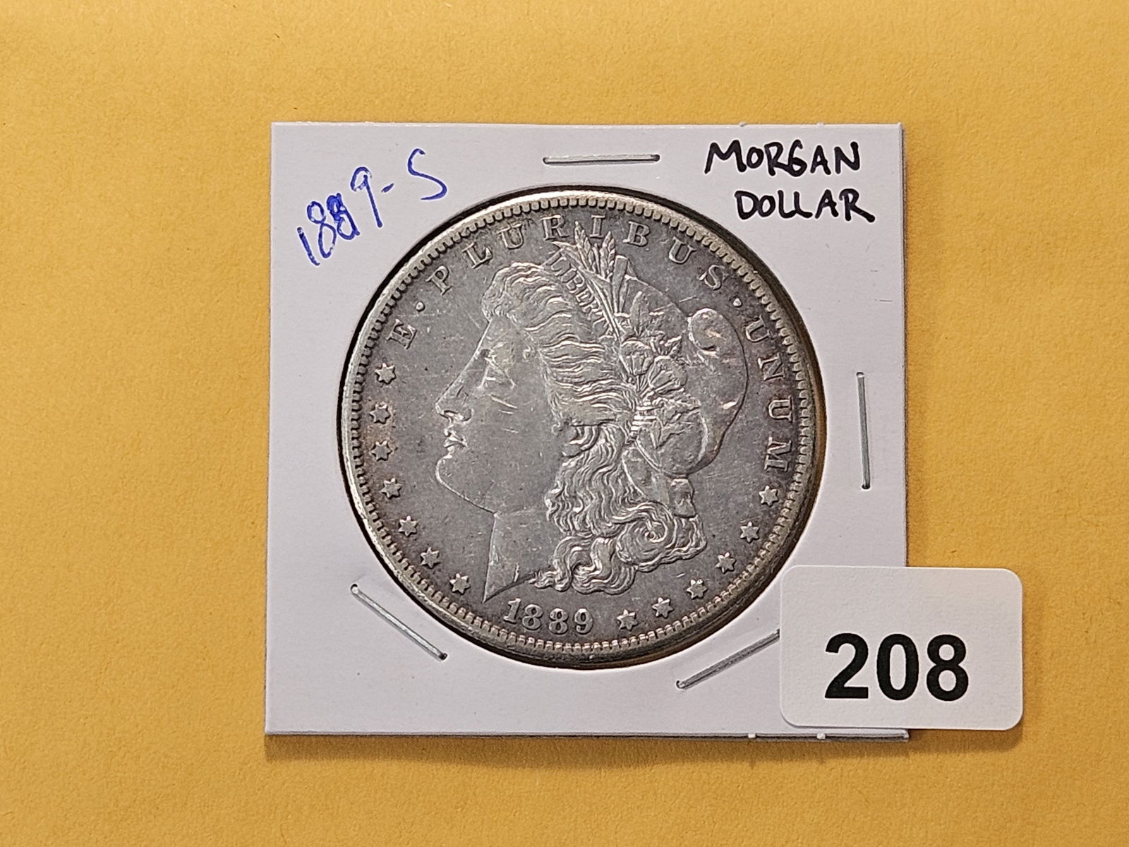 Better Date 1889-S Morgan Silver Dollar - 2