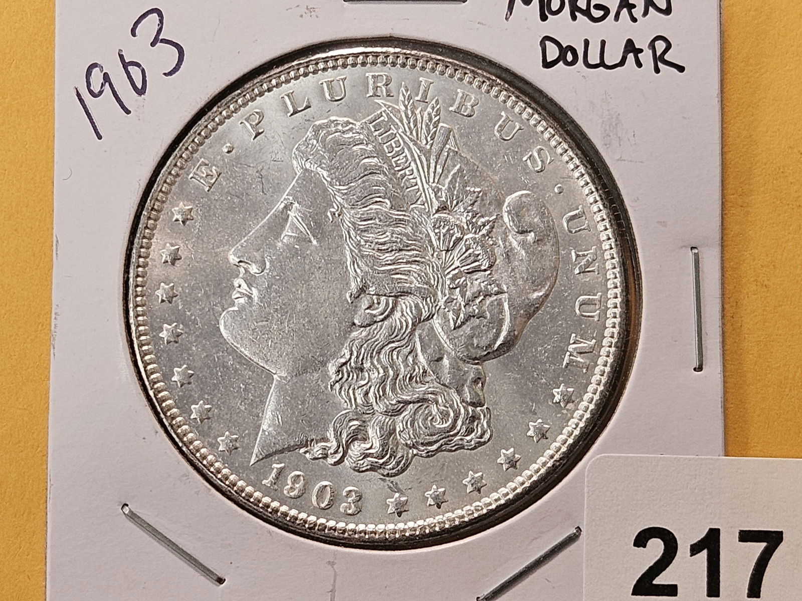 Brilliant About Uncirculated 1903 Morgan Silver Dollar (1 of 4)