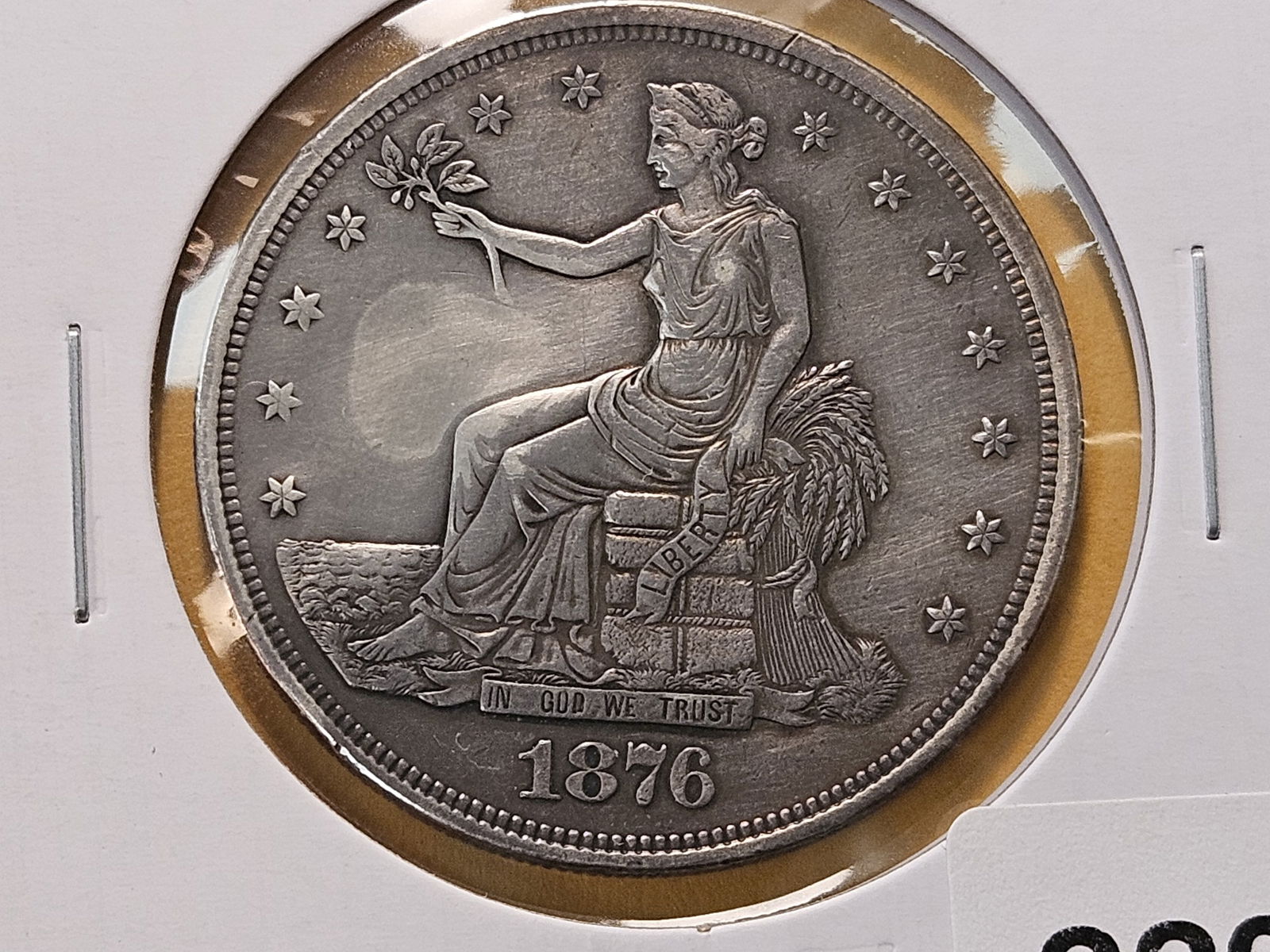 WOW! 1876 Trade Silver Dollar (1 of 4)