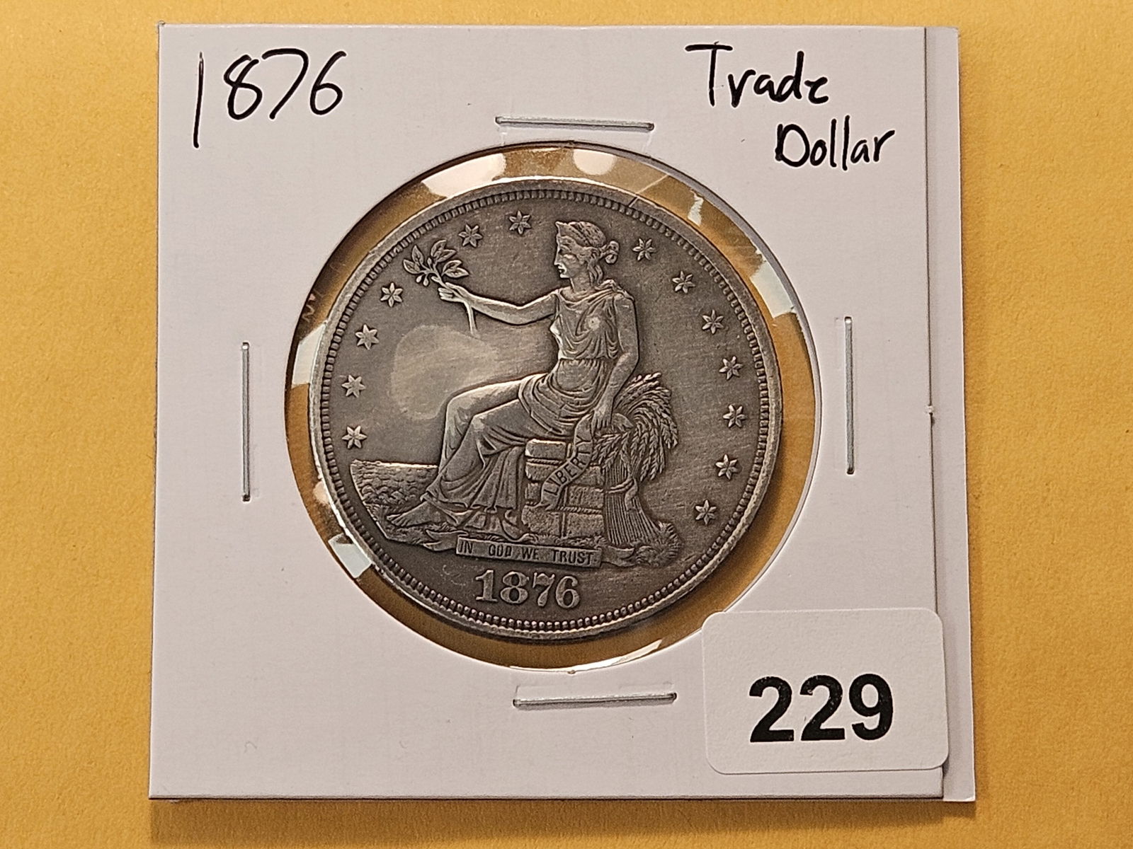 WOW! 1876 Trade Silver Dollar - 2