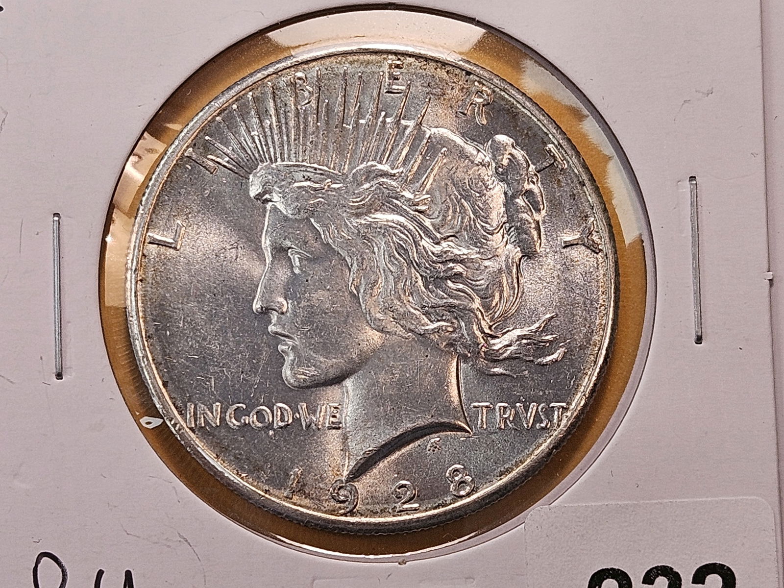 KEY DATE!! Brilliant Uncirculated 1928 Peace Silver Dollar (1 of 4)