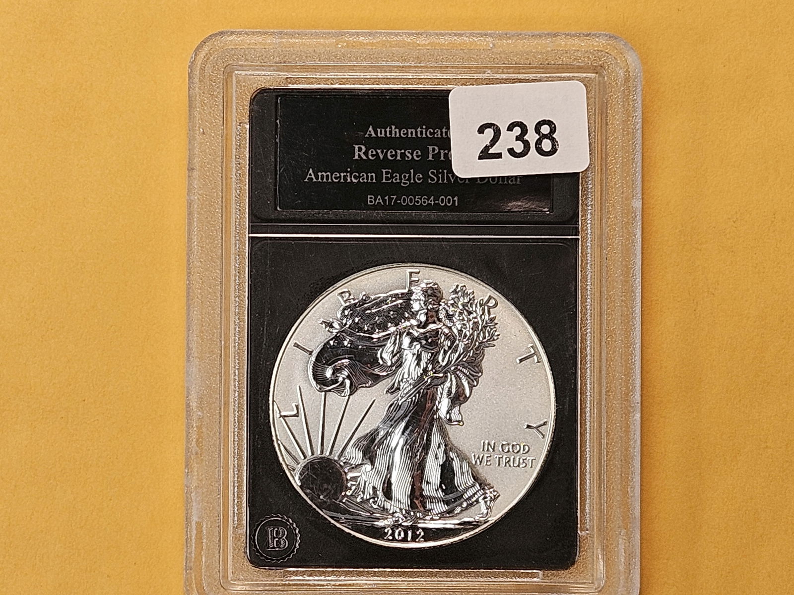 GEM Reverse Proof 2012 American Silver Eagle - 2
