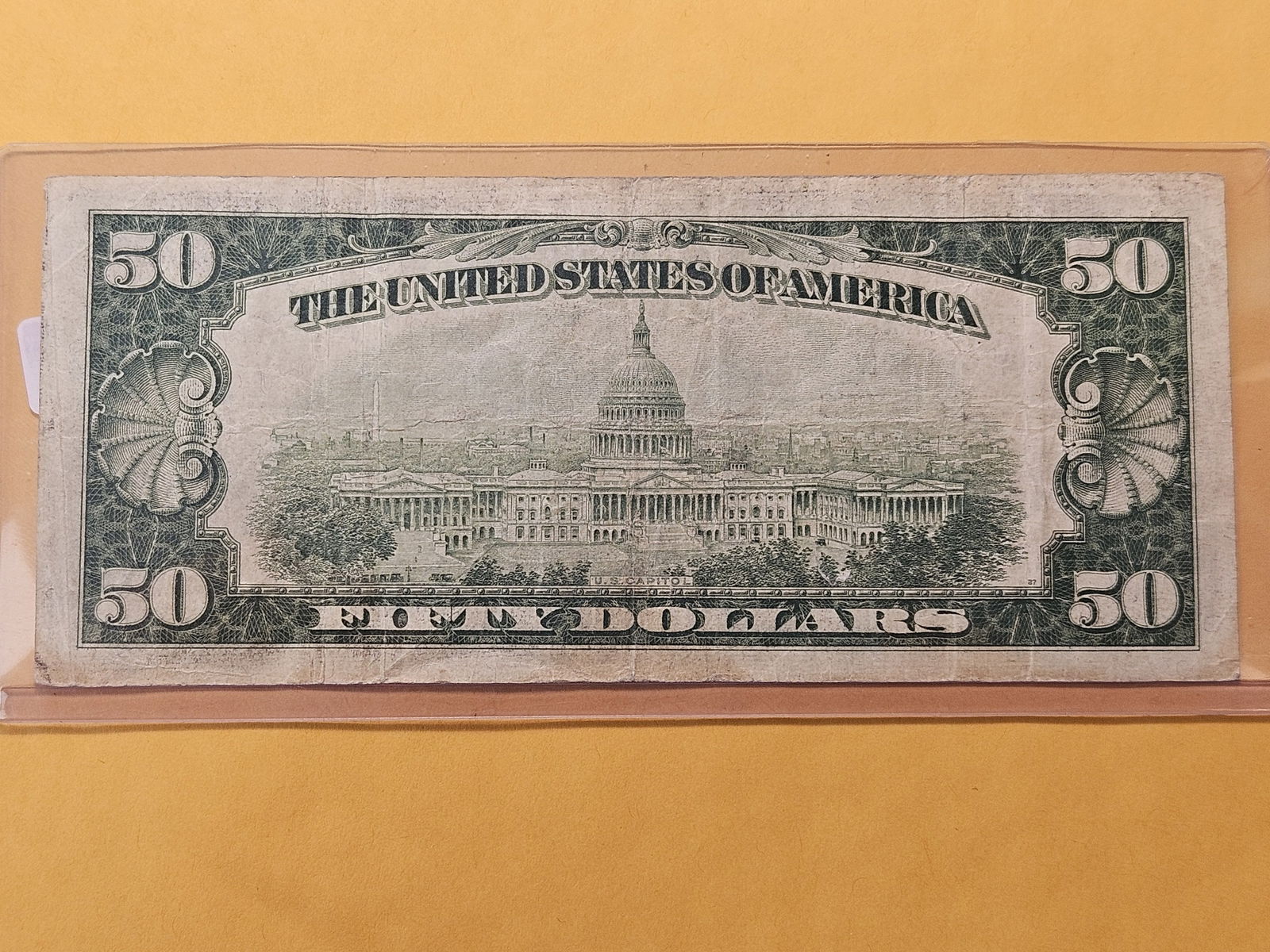 Series 1929 Brown Seal Fifty Dollar National Currency - 2