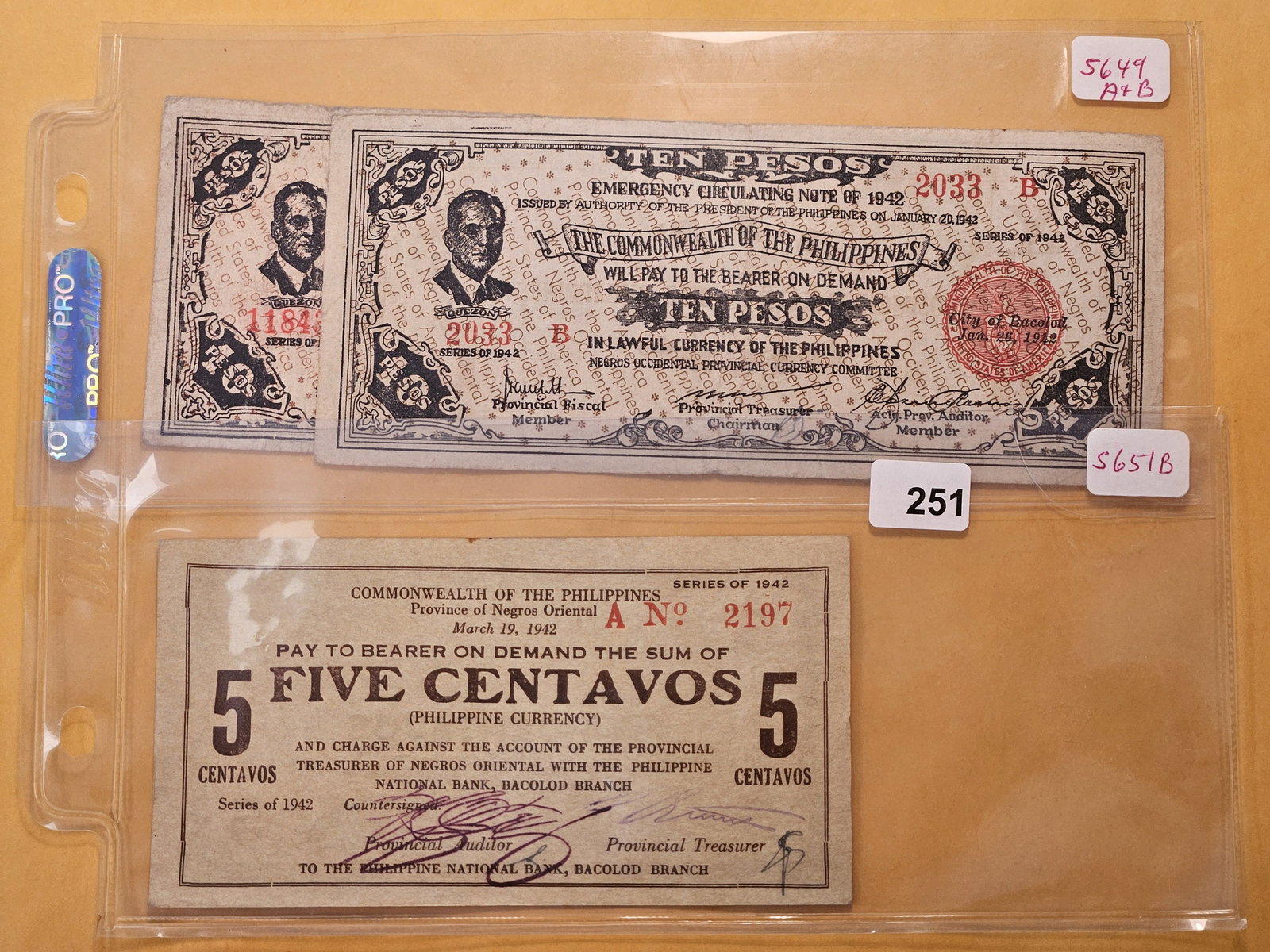 Three Philippines Notes from 1942 (1 of 4)