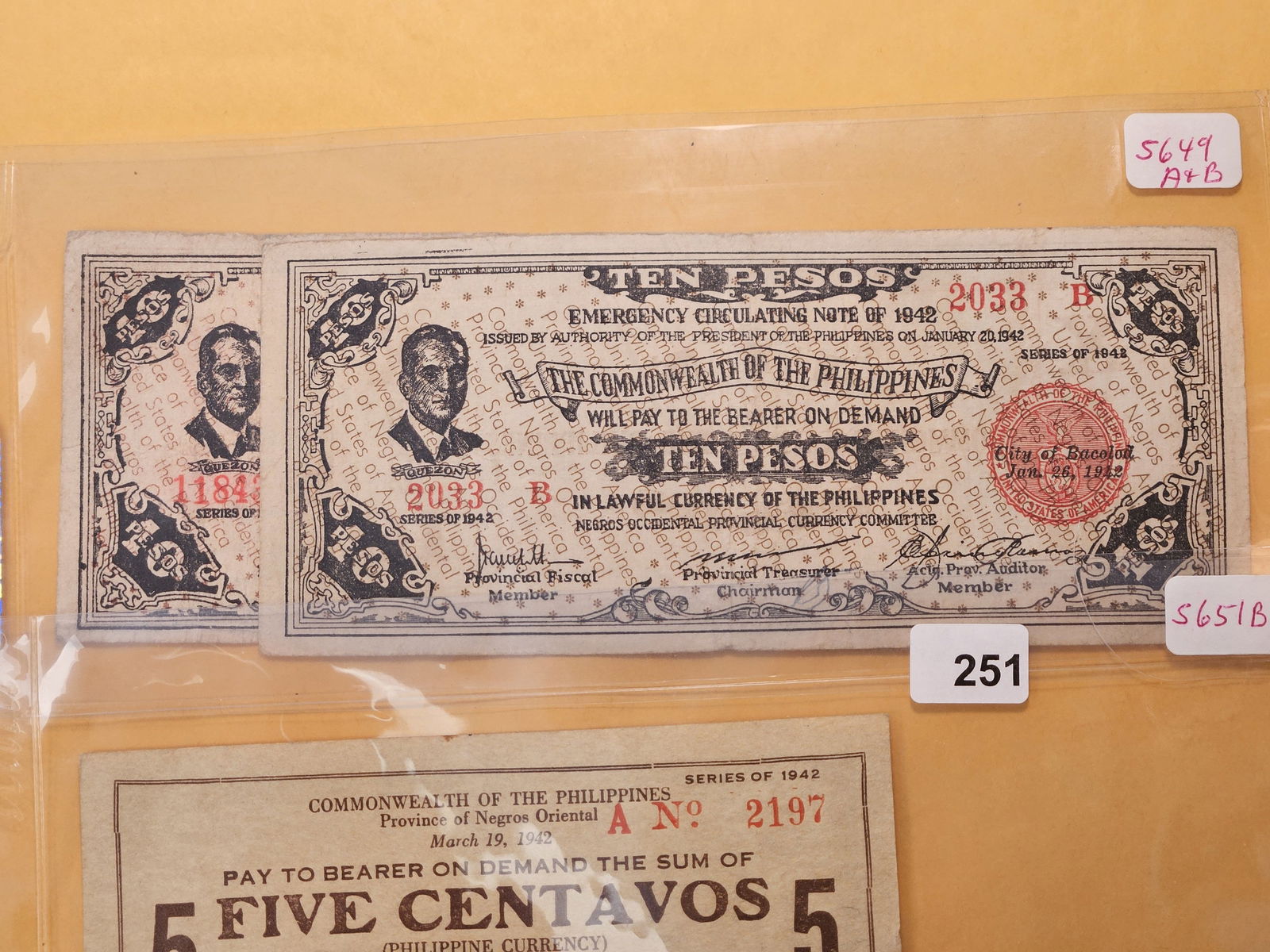 Three Philippines Notes from 1942 - 2