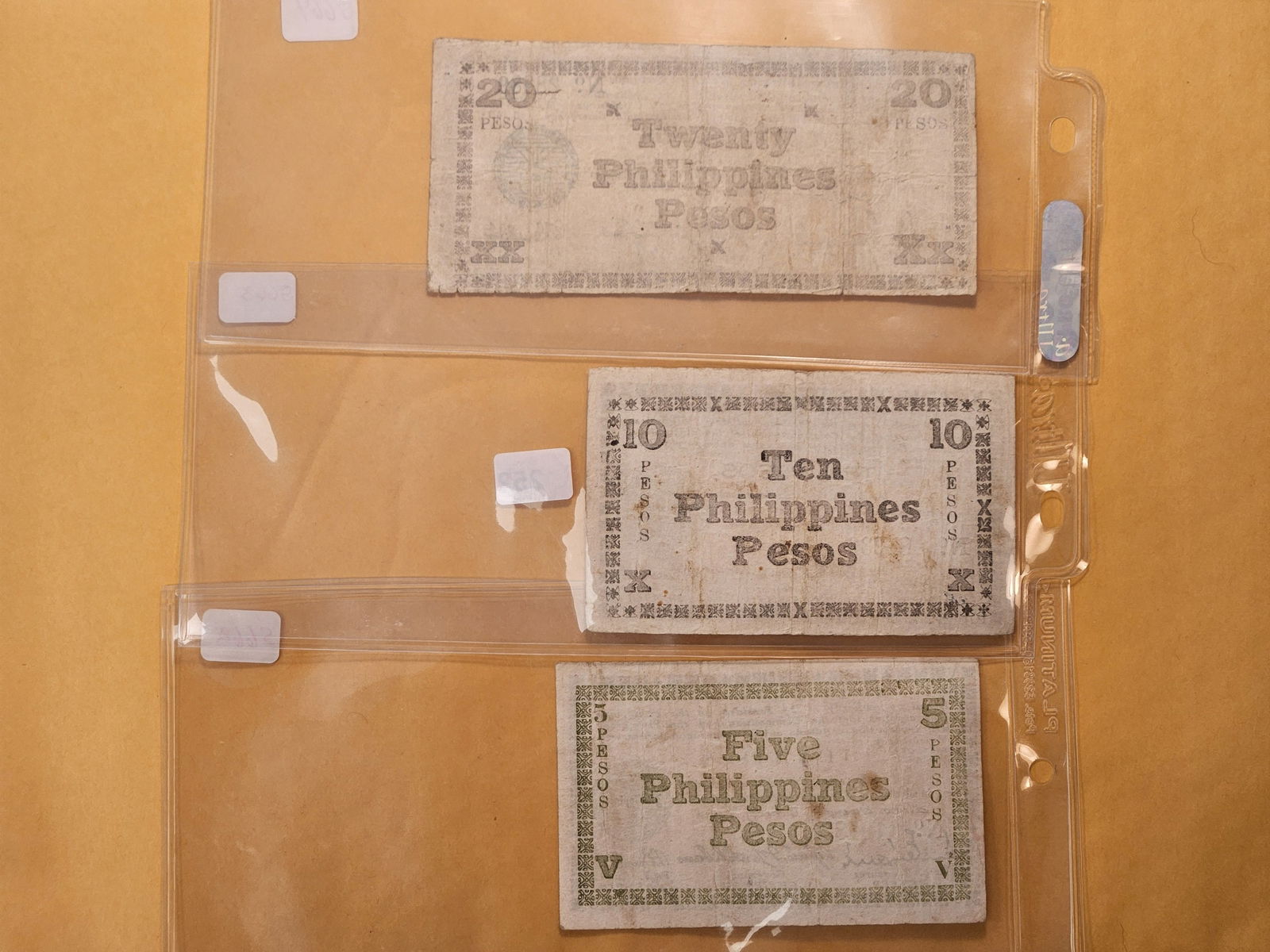Three Philippines Notes from 1943 - 5