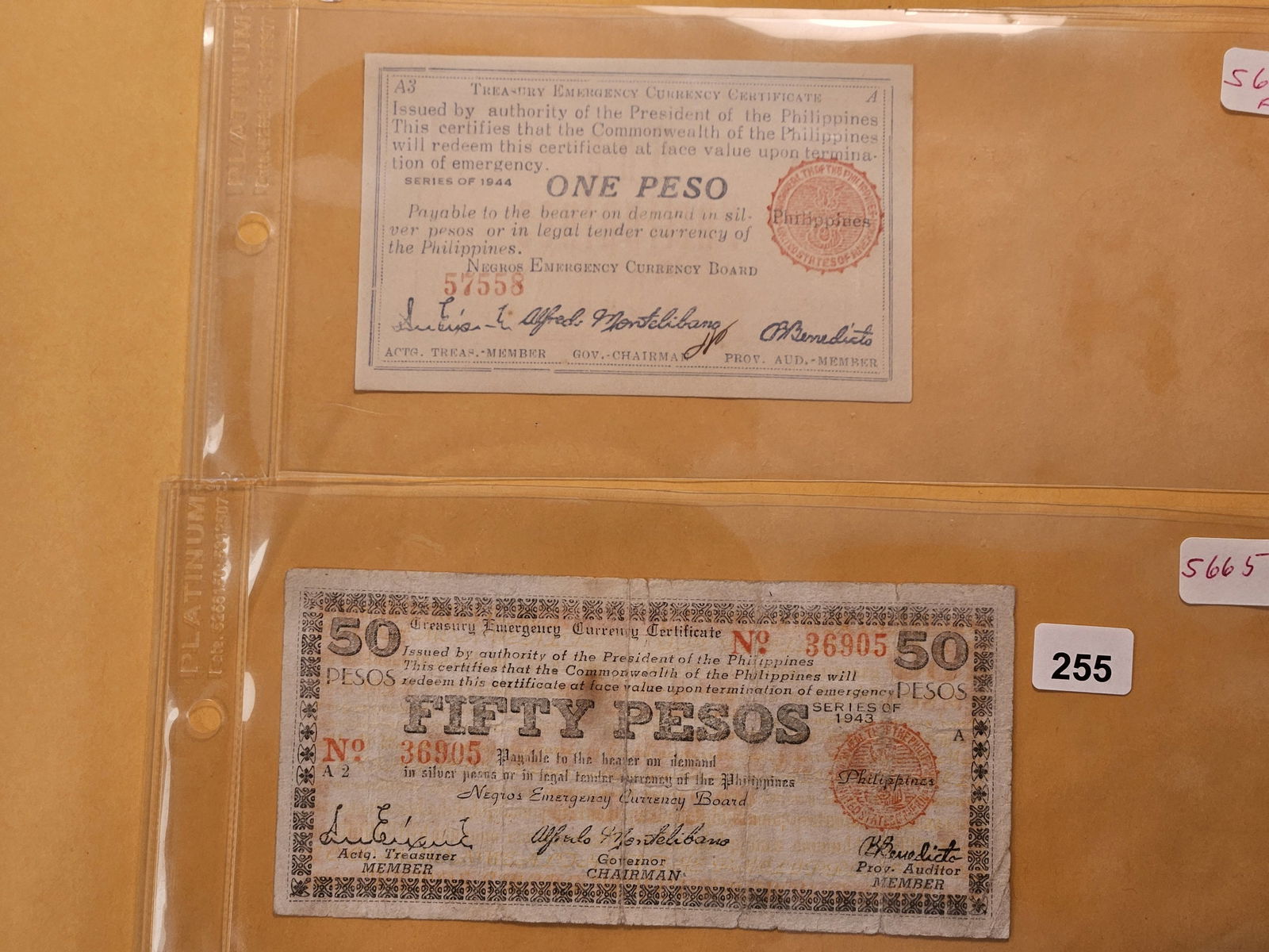 Two Nicer Philippines Notes from 1943 (1 of 5)