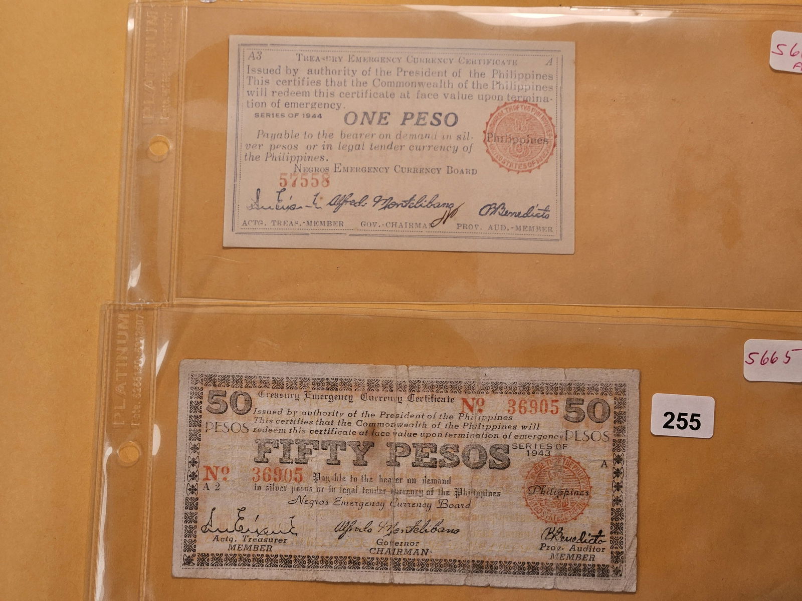 Two Nicer Philippines Notes from 1943 - 2