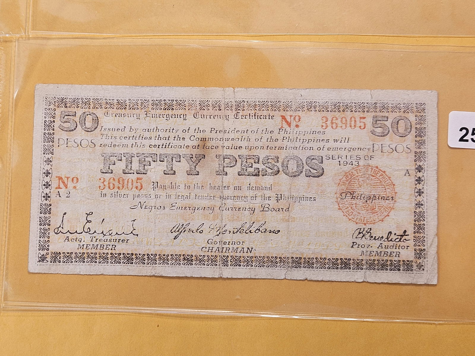 Two Nicer Philippines Notes from 1943 - 4