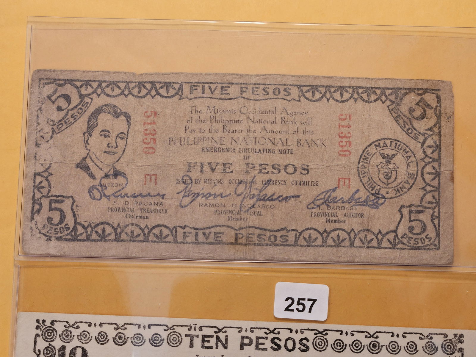 Two Guerrilla Issued Notes from the Philippines - 2