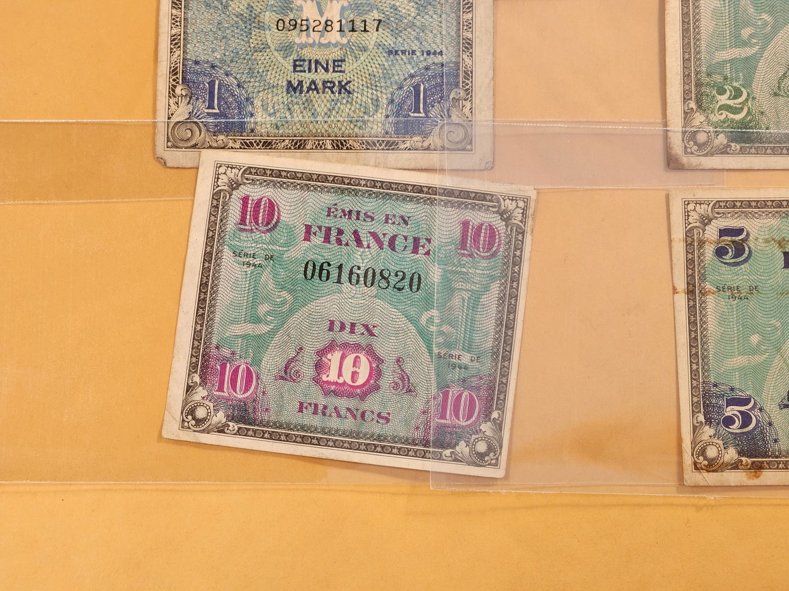 Six Circulated 1944 Allied Military Payment Certificates - 3