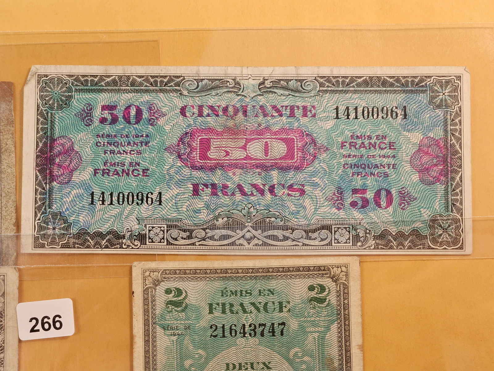 Six Circulated 1944 Allied Military Payment Certificates - 4