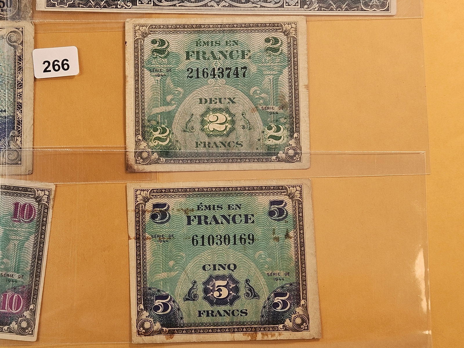 Six Circulated 1944 Allied Military Payment Certificates - 5