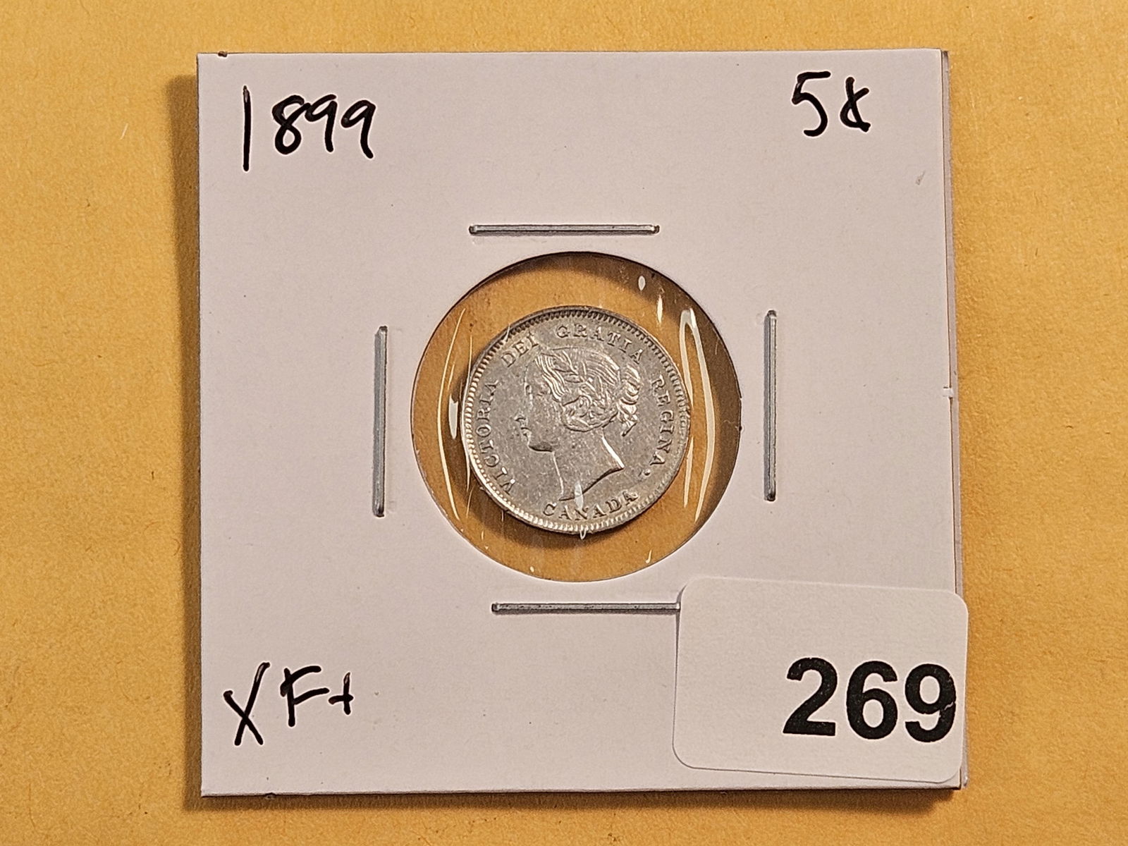 1899 Canada Silver Five Cents - 2