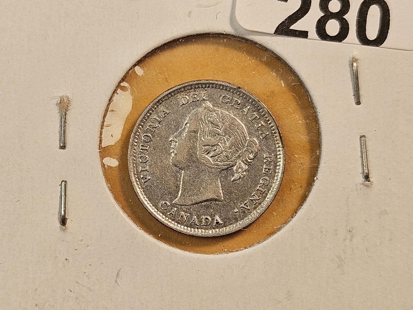 Two Canadian Silver Five Cents - 2